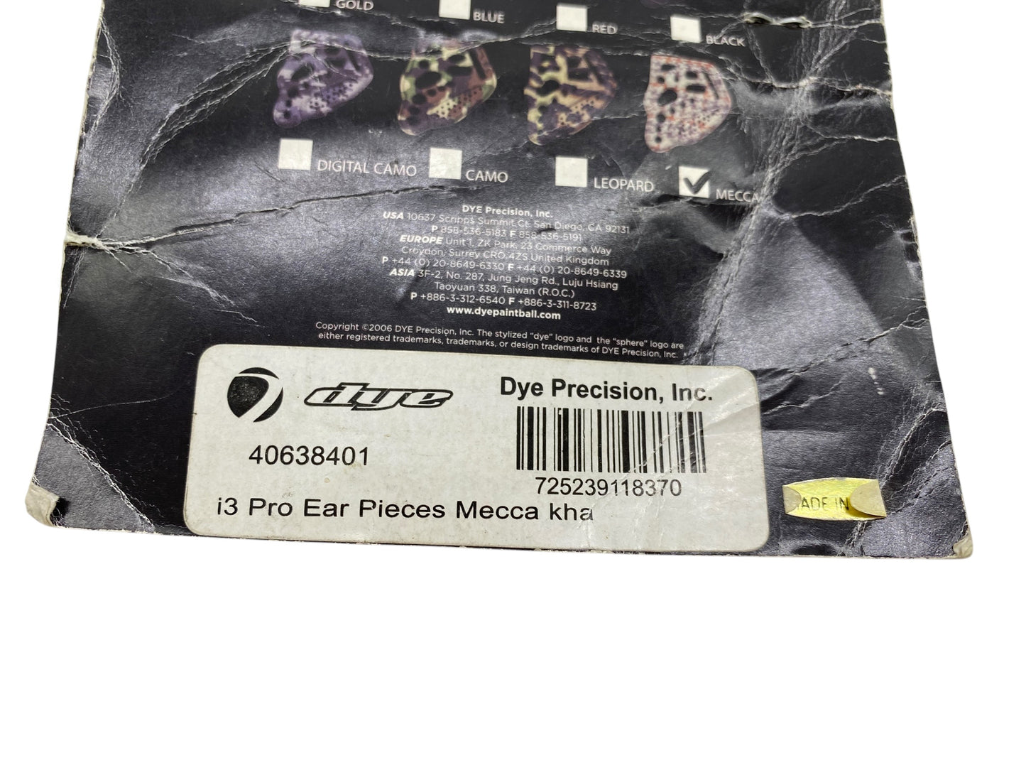 NEW Dye i3 Soft Ears - Mecca