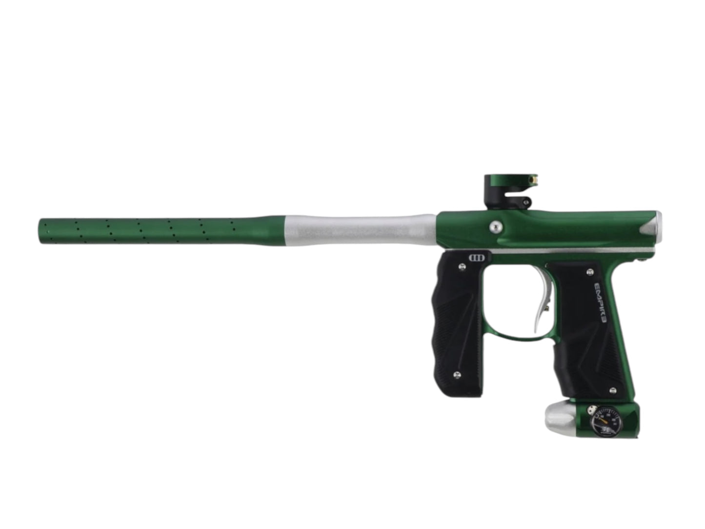 NEW Empire Mini GS Paintball Gun w/ 2 Piece Barrel - Dust Green/Dust Silver