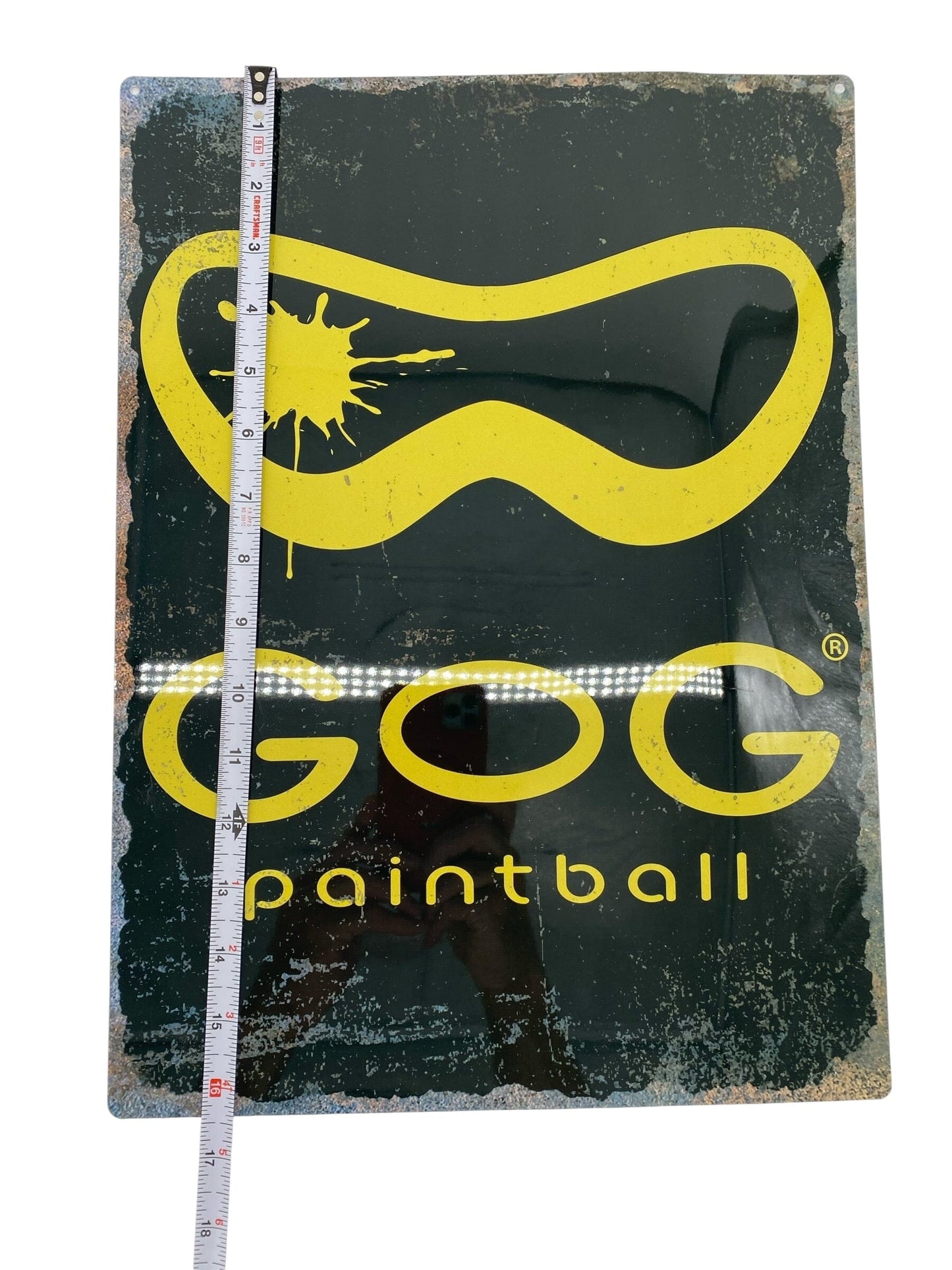 Used 16”x12” Metal GOG Paintball Poster Paintball Gun from CPXBrosPaintball Buy/Sell/Trade Paintball Markers, New Paintball Guns, Paintball Hoppers, Paintball Masks, and Hormesis Headbands