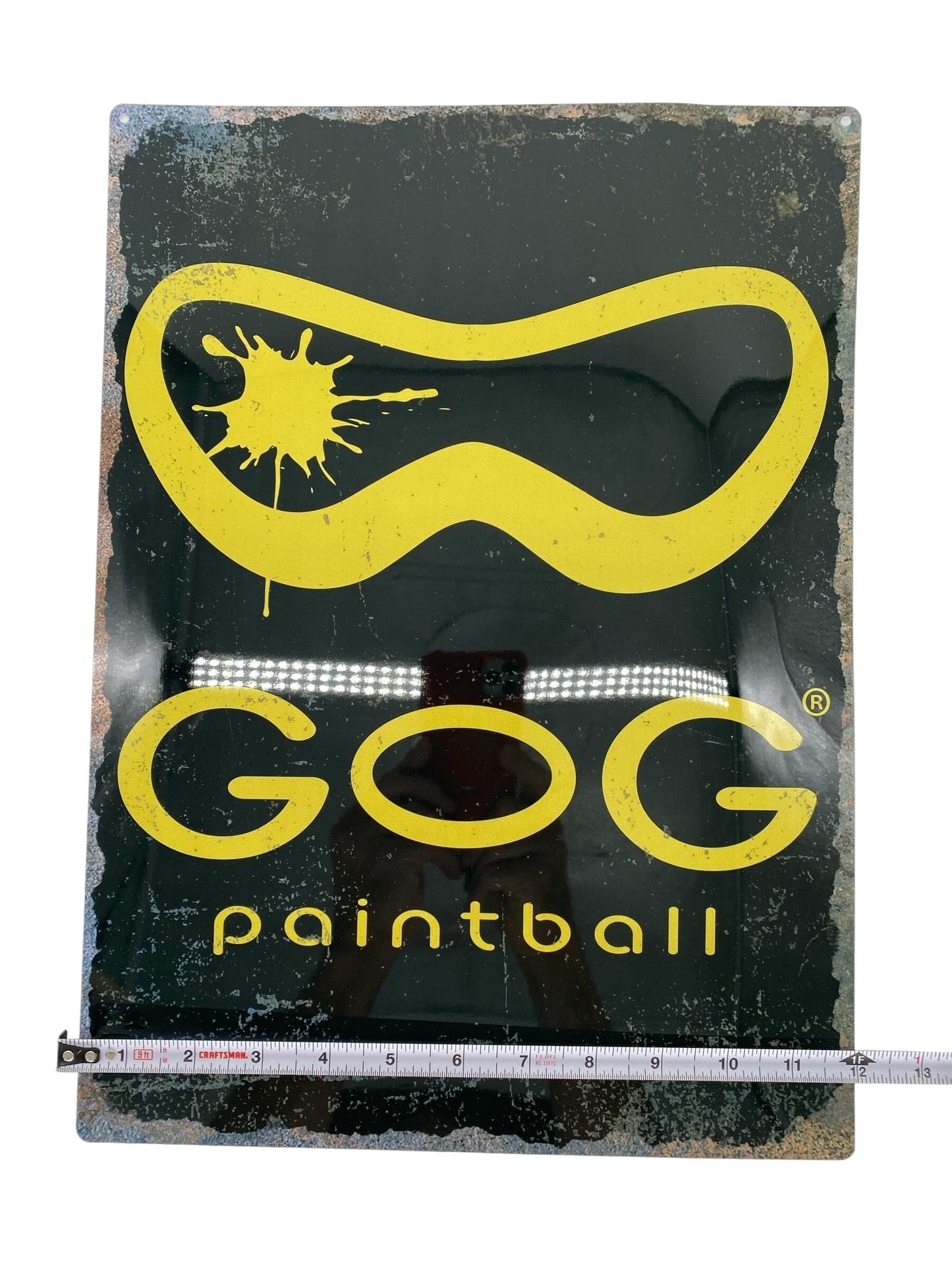 Used 16”x12” Metal GOG Paintball Poster Paintball Gun from CPXBrosPaintball Buy/Sell/Trade Paintball Markers, New Paintball Guns, Paintball Hoppers, Paintball Masks, and Hormesis Headbands