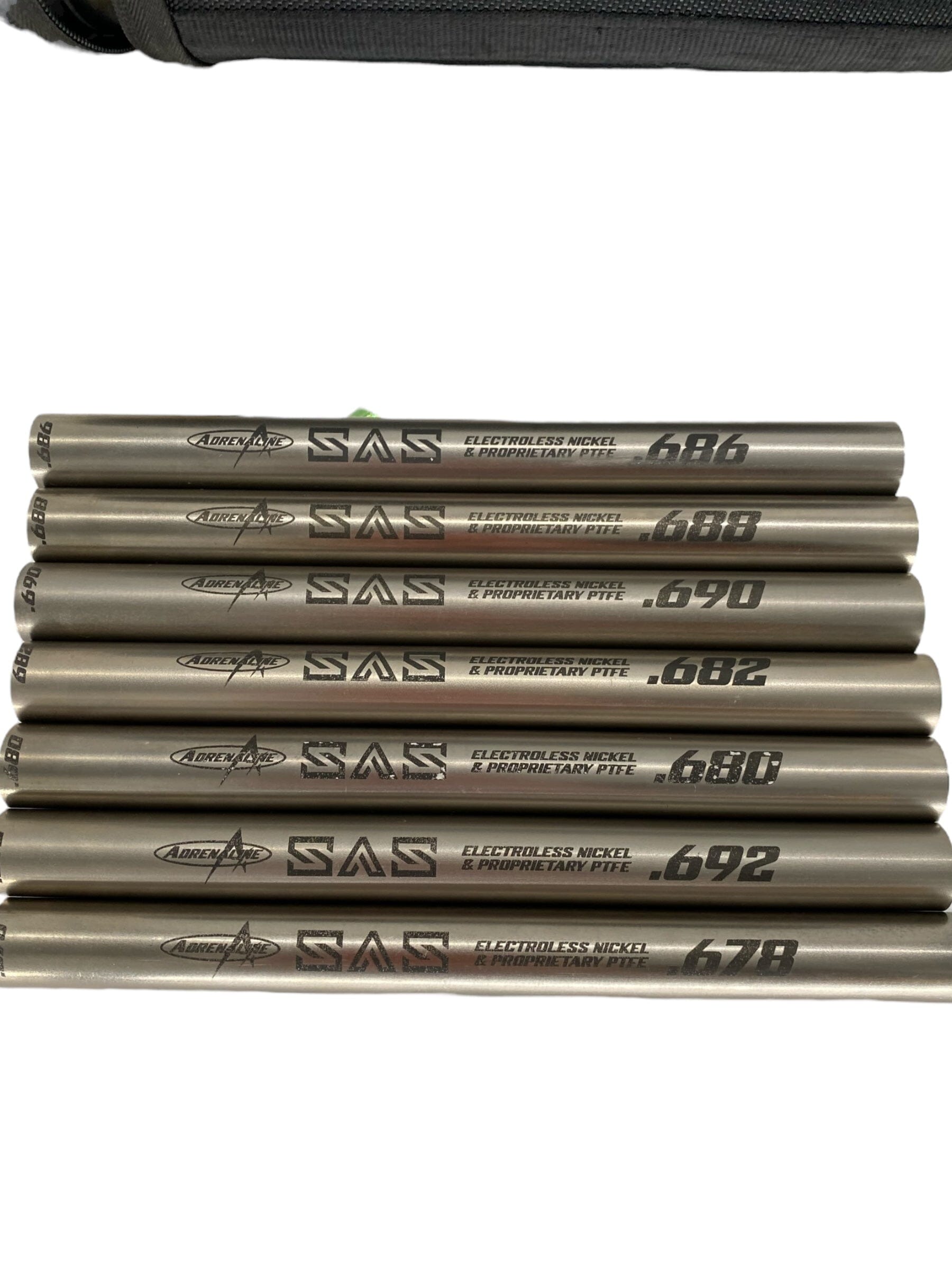 Used 7 Adrenaline Sas Barrel Inserts with Case Paintball Gun from CPXBrosPaintball Buy/Sell/Trade Paintball Markers, New Paintball Guns, Paintball Hoppers, Paintball Masks, and Hormesis Headbands