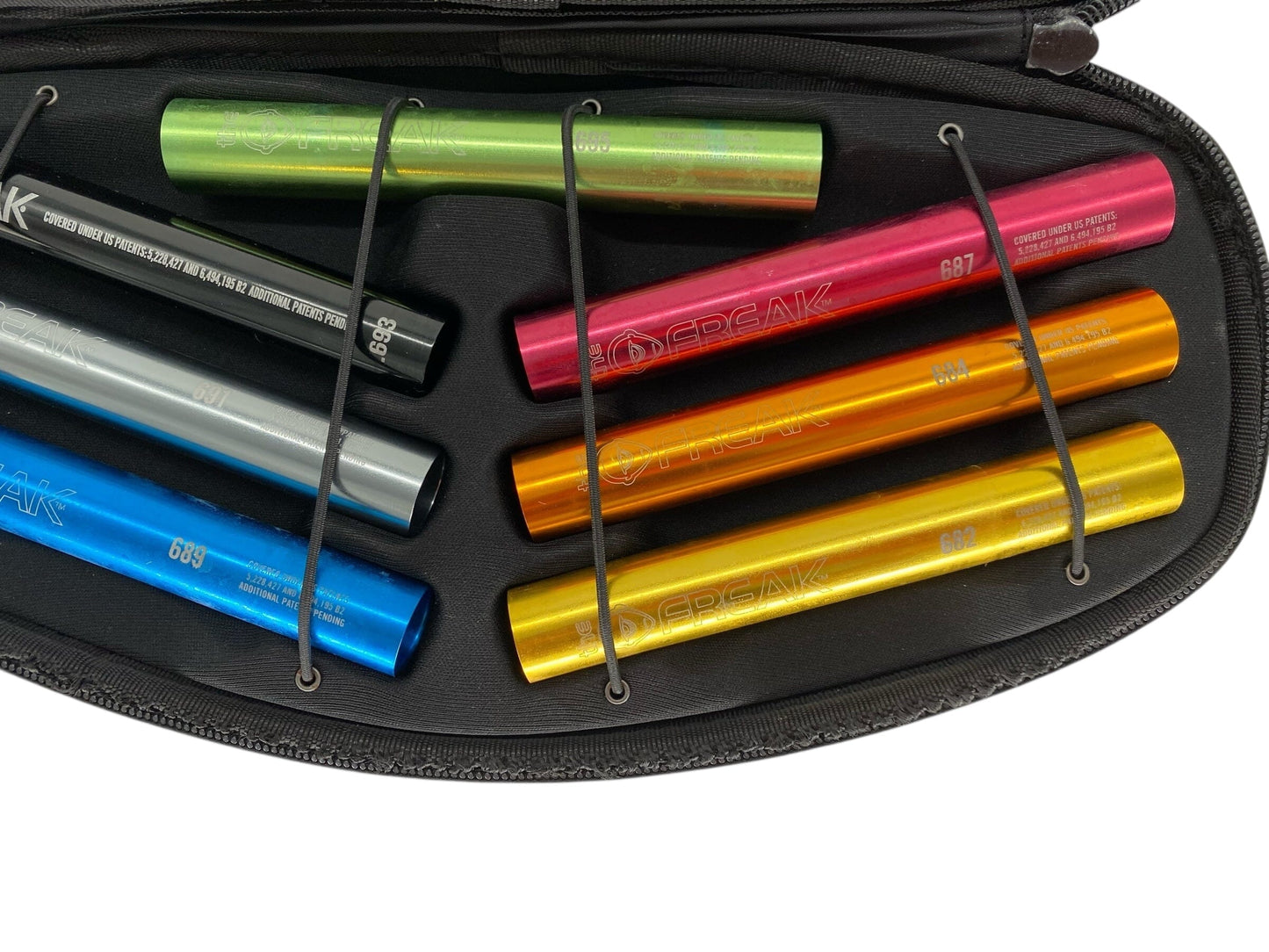 Used 7 Freak Barrel Inserts with Case Paintball Gun from CPXBrosPaintball Buy/Sell/Trade Paintball Markers, New Paintball Guns, Paintball Hoppers, Paintball Masks, and Hormesis Headbands