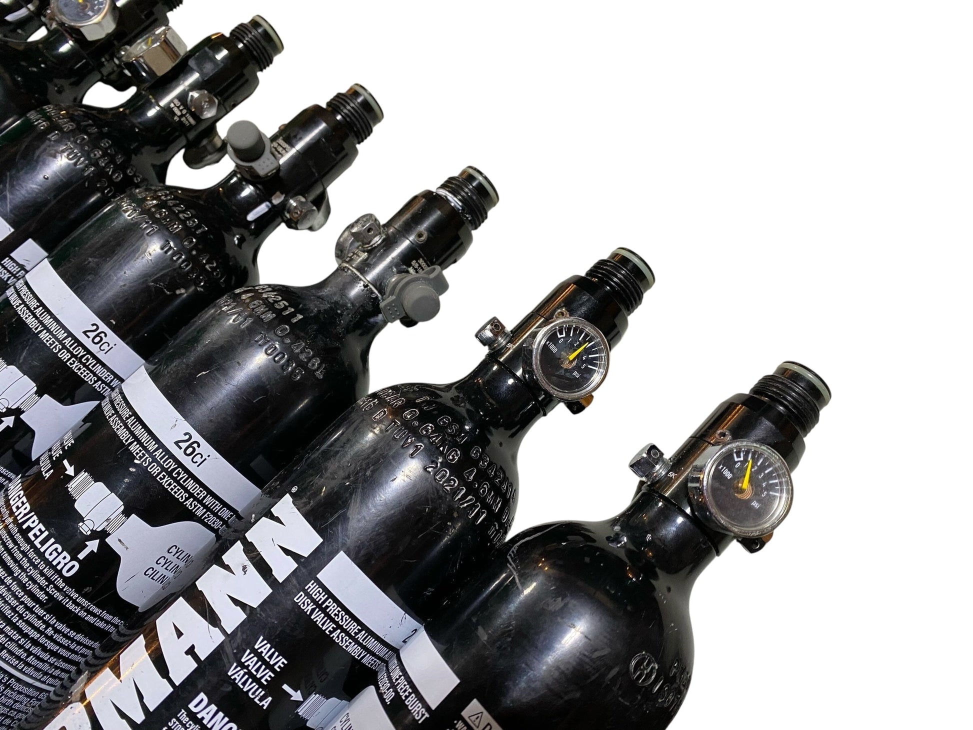 Used 8 Tippmann 26ci Paintball Tanks Paintball Gun from CPXBrosPaintball Buy/Sell/Trade Paintball Markers, New Paintball Guns, Paintball Hoppers, Paintball Masks, and Hormesis Headbands