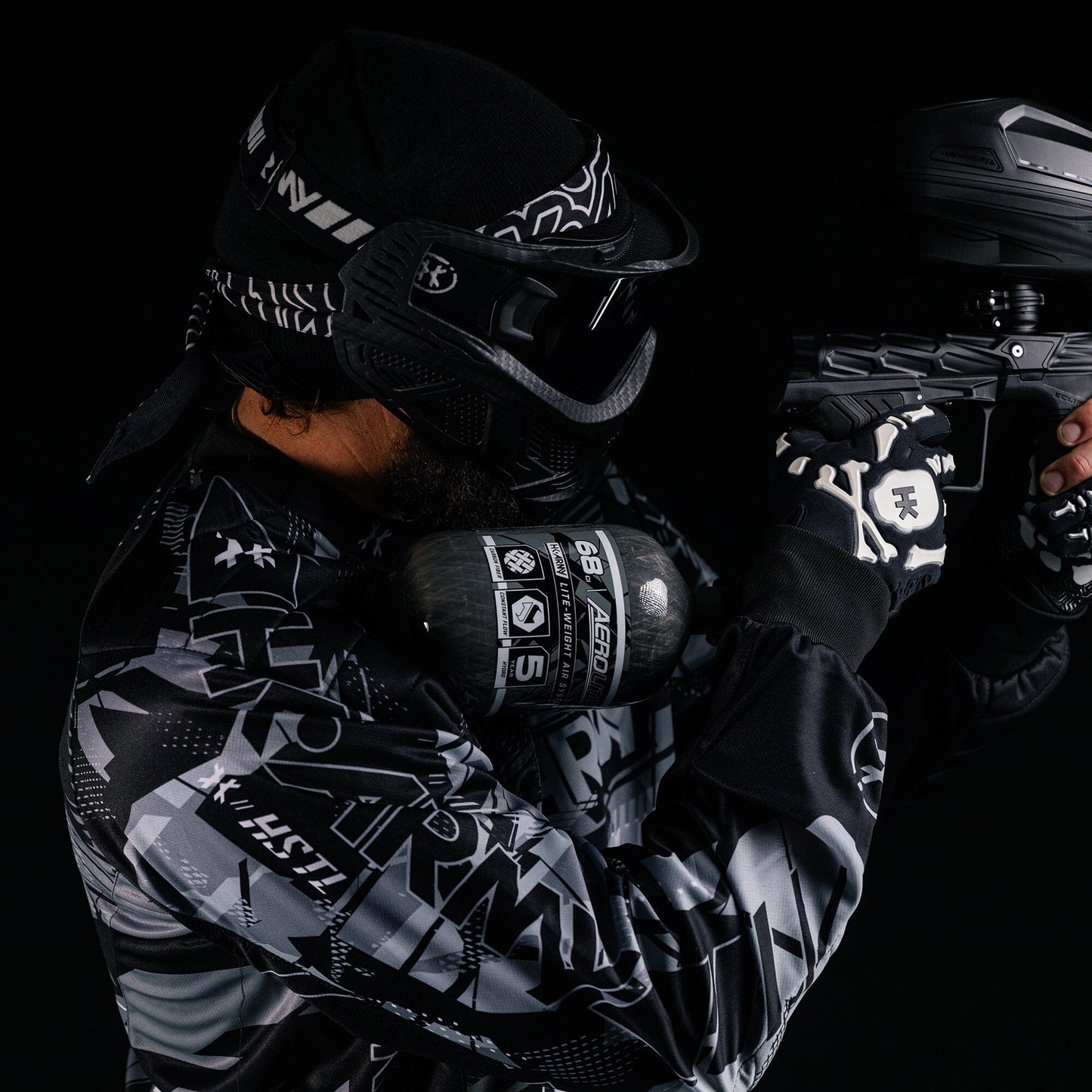 Used AeroLite Carbon Fiber Tank - 68ci / 4500psi - Smoke Paintball Gun from HK Army Clothing Buy/Sell/Trade Paintball Markers, New Paintball Guns, Paintball Hoppers, Paintball Masks, and Hormesis Headbands