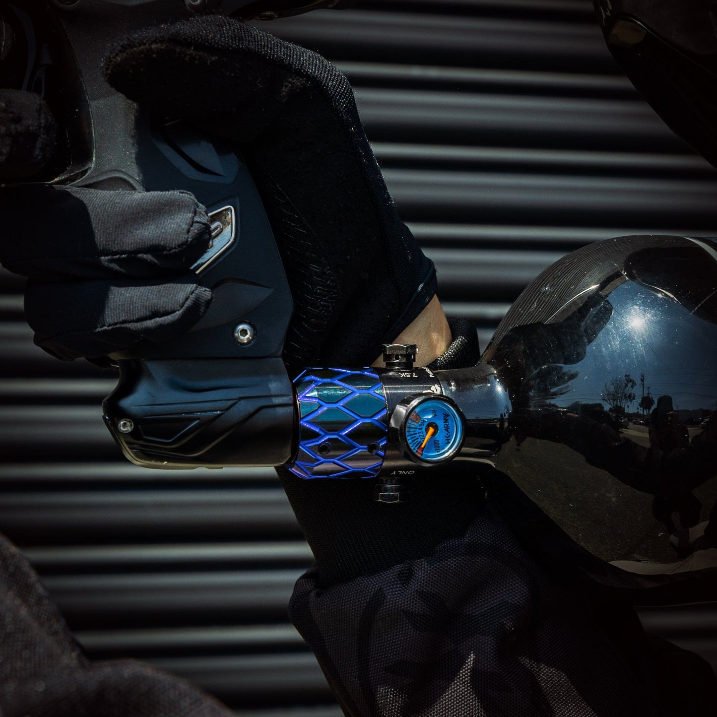 Used AeroLite Elite Pro Reg - Nexus - Black/Blue Paintball Gun from HK Army Clothing Buy/Sell/Trade Paintball Markers, New Paintball Guns, Paintball Hoppers, Paintball Masks, and Hormesis Headbands