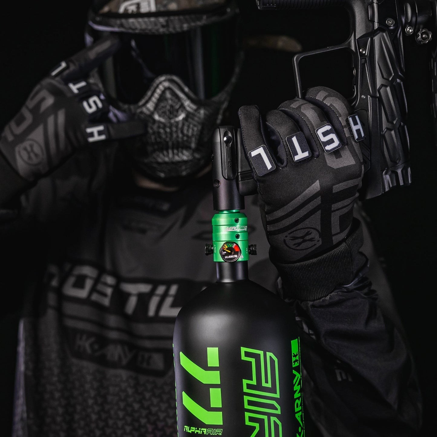 Used AeroLite Pro Regulator - Adjustable & Rotational - Green Paintball Gun from HK Army Clothing Buy/Sell/Trade Paintball Markers, New Paintball Guns, Paintball Hoppers, Paintball Masks, and Hormesis Headbands