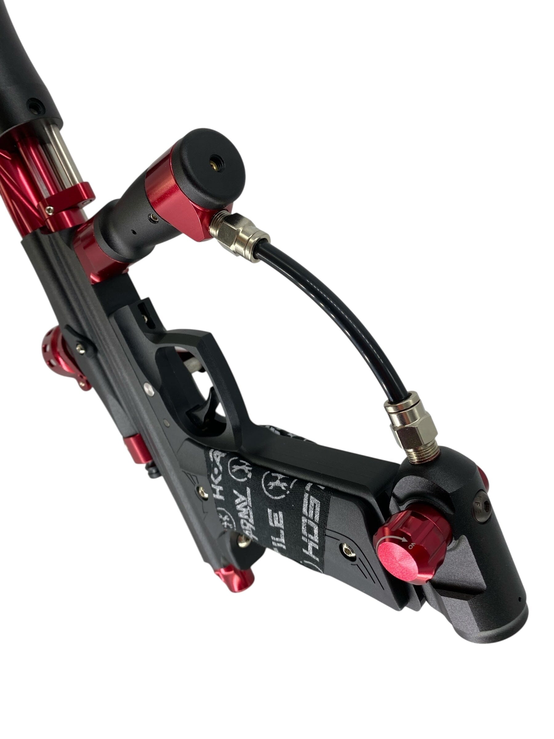 Used Azodin KPC+ Pump Paintball Gun Black/Red Paintball Gun from CPXBrosPaintball Buy/Sell/Trade Paintball Markers, New Paintball Guns, Paintball Hoppers, Paintball Masks, and Hormesis Headbands