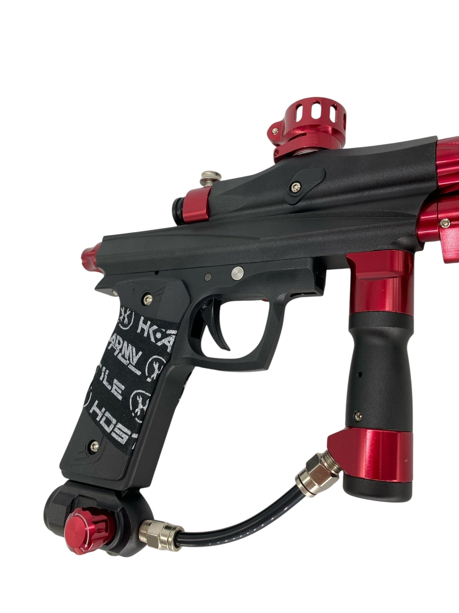 Used Azodin KPC+ Pump Paintball Gun Black/Red Paintball Gun from CPXBrosPaintball Buy/Sell/Trade Paintball Markers, New Paintball Guns, Paintball Hoppers, Paintball Masks, and Hormesis Headbands