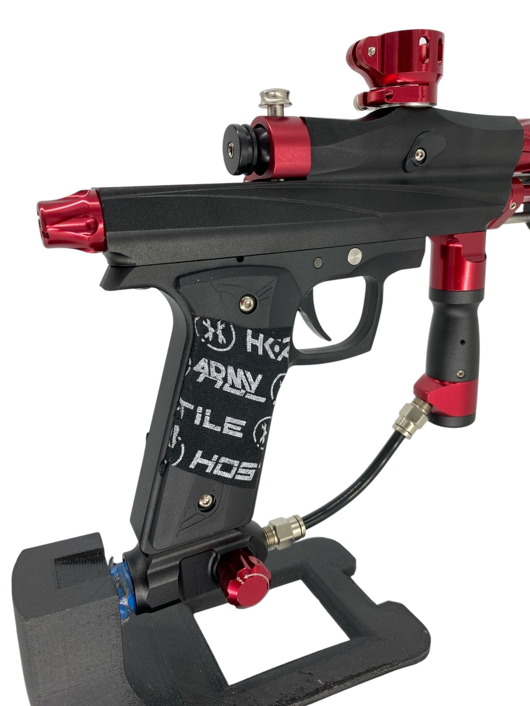 Used Azodin KPC+ Pump Paintball Gun Black/Red Paintball Gun from CPXBrosPaintball Buy/Sell/Trade Paintball Markers, New Paintball Guns, Paintball Hoppers, Paintball Masks, and Hormesis Headbands