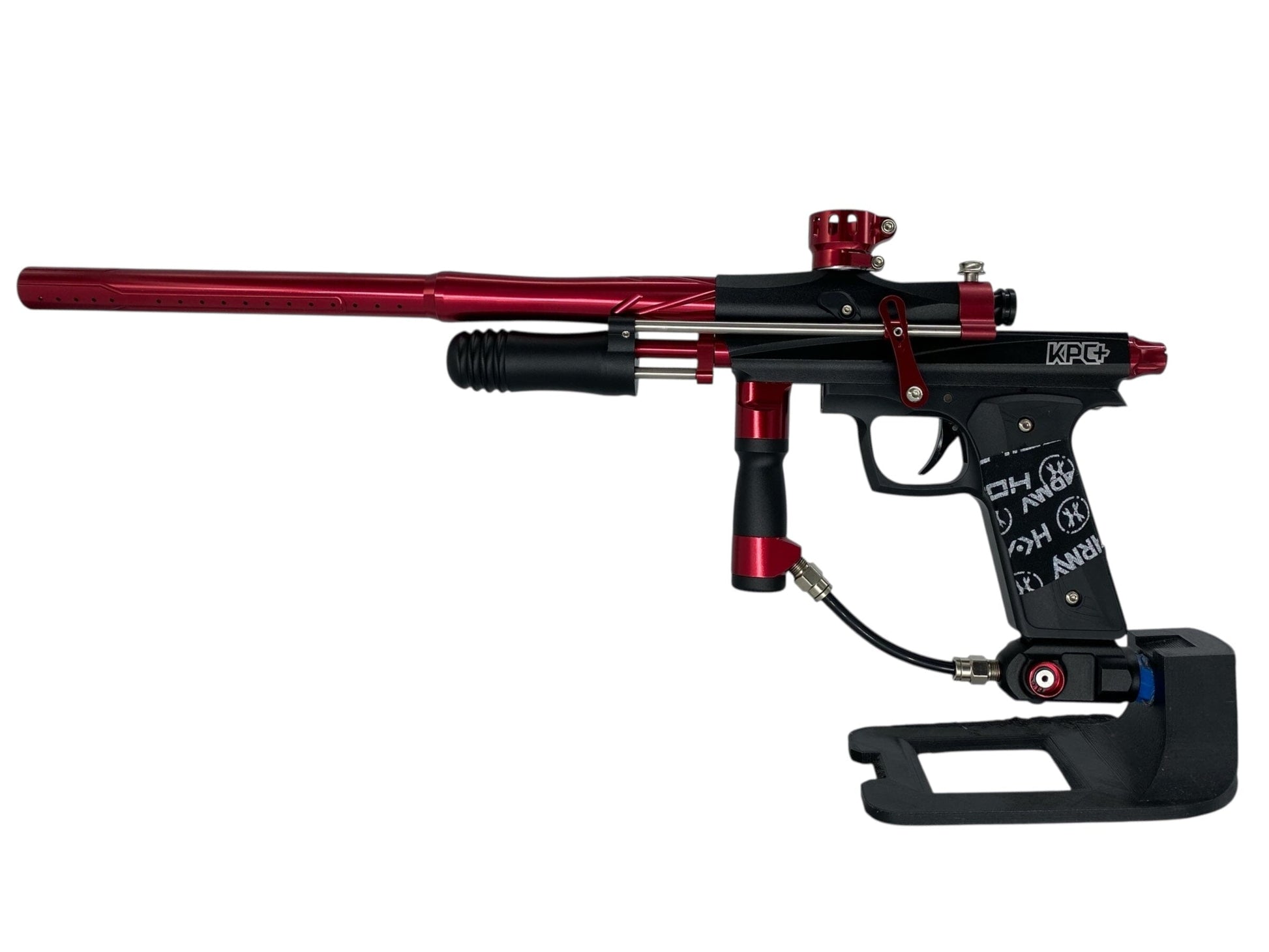 Used Azodin KPC+ Pump Paintball Gun Black/Red Paintball Gun from CPXBrosPaintball Buy/Sell/Trade Paintball Markers, New Paintball Guns, Paintball Hoppers, Paintball Masks, and Hormesis Headbands