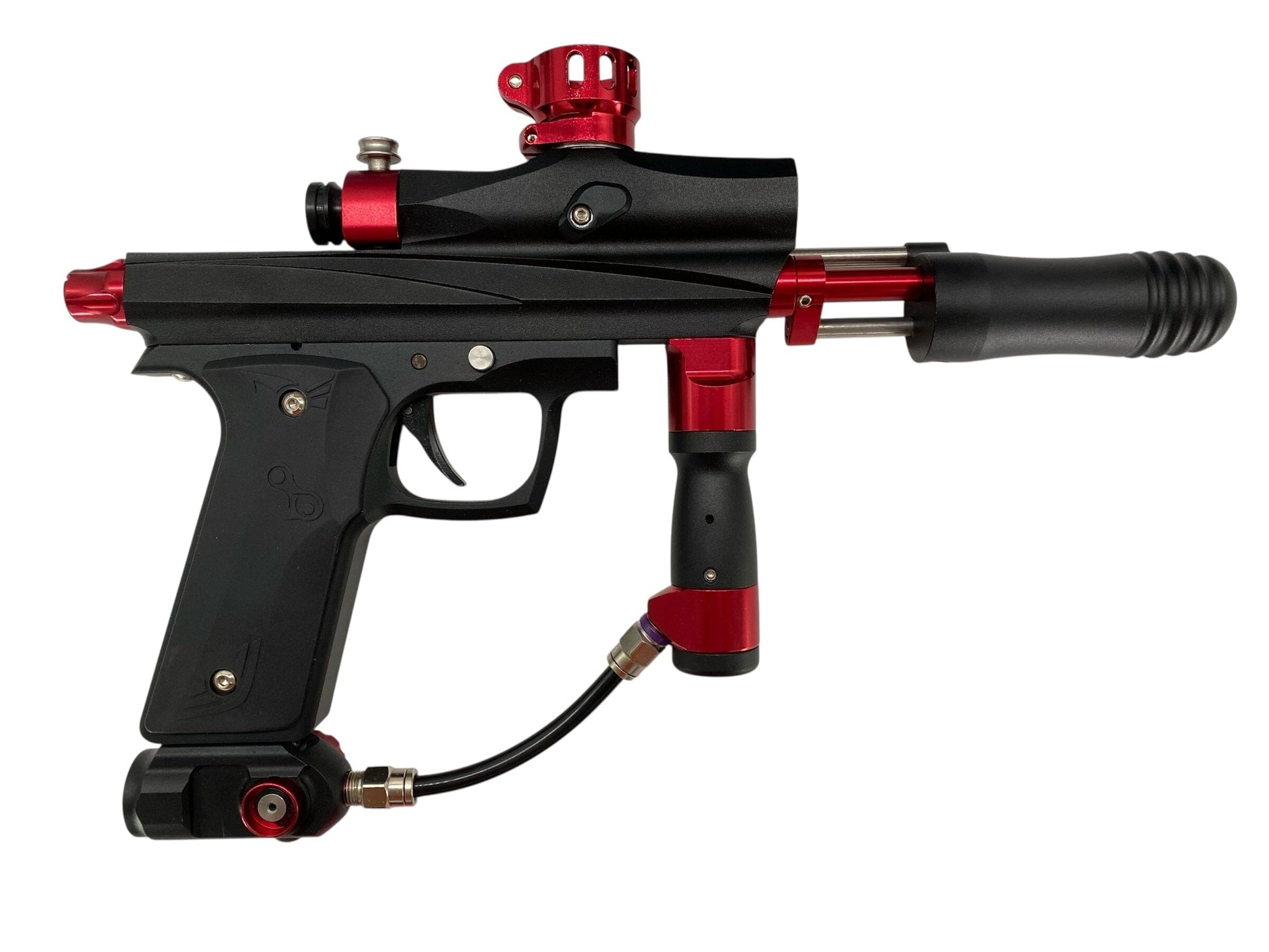 Used Azodin KPC+ Pump Paintball Gun Black/Red Paintball Gun from CPXBrosPaintball Buy/Sell/Trade Paintball Markers, New Paintball Guns, Paintball Hoppers, Paintball Masks, and Hormesis Headbands