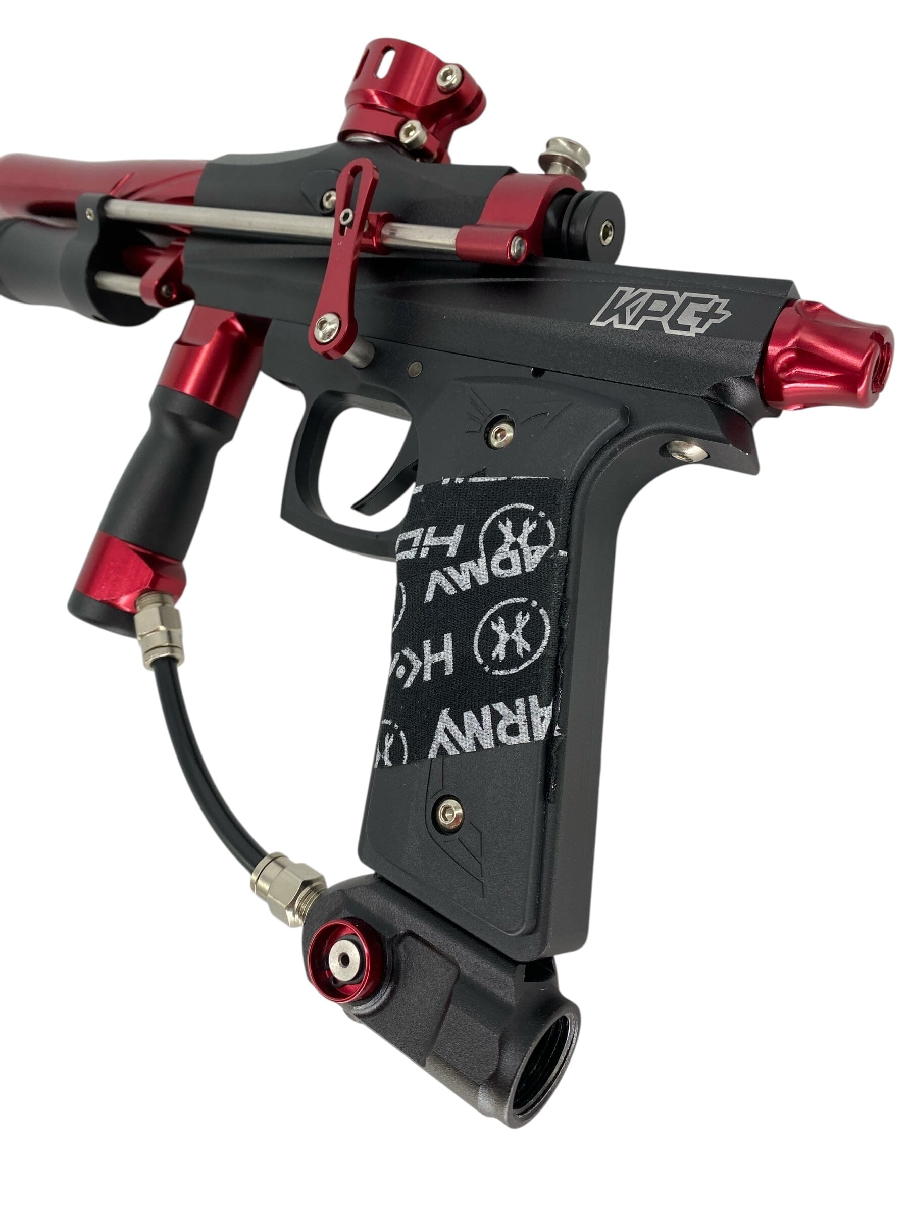 Used Azodin KPC+ Pump Paintball Gun Black/Red Paintball Gun from CPXBrosPaintball Buy/Sell/Trade Paintball Markers, New Paintball Guns, Paintball Hoppers, Paintball Masks, and Hormesis Headbands