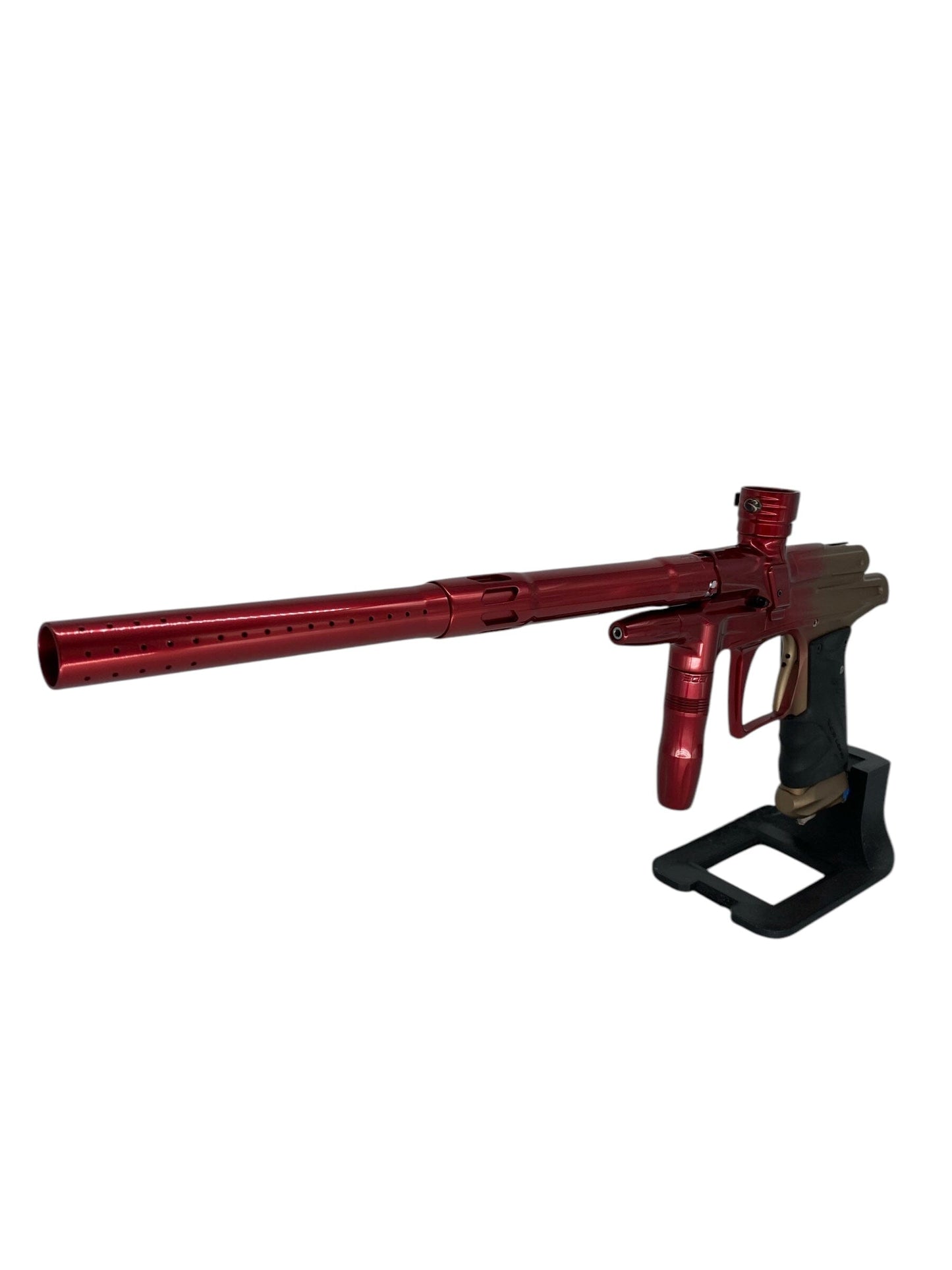 Used Bob Long Oled Z-Cut G6r - Tan/Red Fade Paintball Gun Paintball Gun from CPXBrosPaintball Buy/Sell/Trade Paintball Markers, New Paintball Guns, Paintball Hoppers, Paintball Masks, and Hormesis Headbands