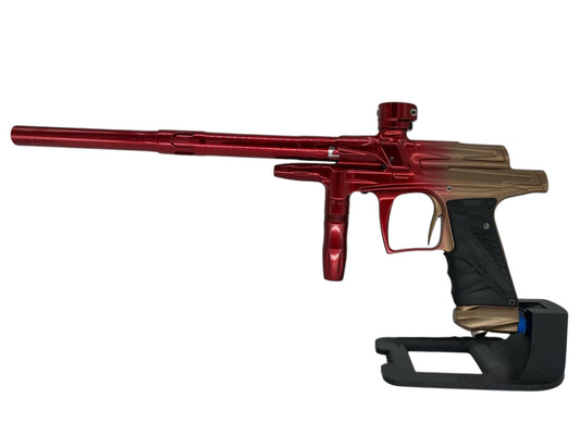 Used Bob Long Oled Z-Cut G6r - Tan/Red Fade Paintball Gun Paintball Gun from CPXBrosPaintball Buy/Sell/Trade Paintball Markers, New Paintball Guns, Paintball Hoppers, Paintball Masks, and Hormesis Headbands