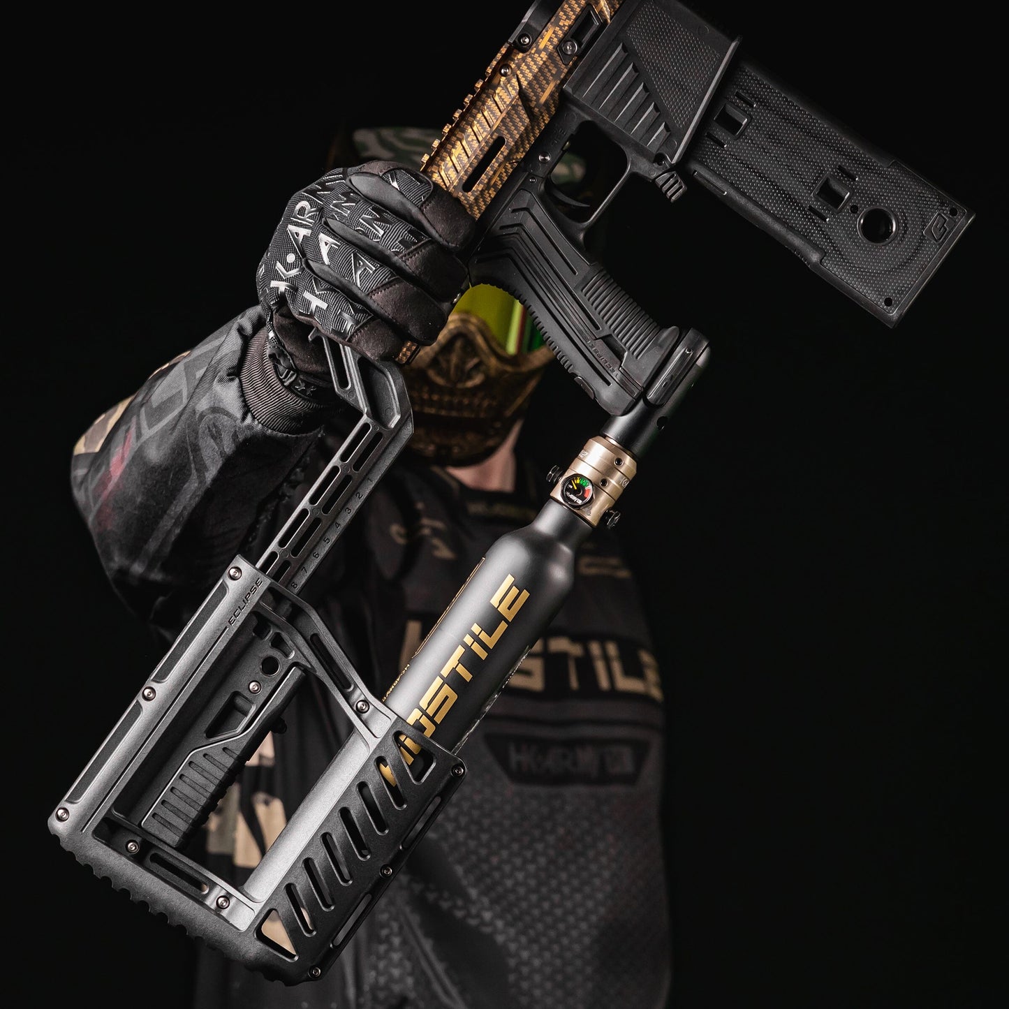 Used Bottle Only - Alpha Air® 15ci - Hostile Prestige Paintball Gun from HK Army Clothing Buy/Sell/Trade Paintball Markers, New Paintball Guns, Paintball Hoppers, Paintball Masks, and Hormesis Headbands