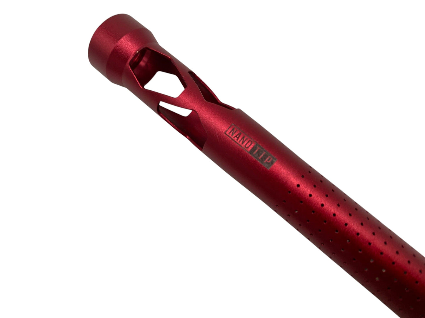 Used Carbon CRBN Nano Barrel Tip For Crbn Back - Dust Red Paintball Gun from CPXBrosPaintball Buy/Sell/Trade Paintball Markers, New Paintball Guns, Paintball Hoppers, Paintball Masks, and Hormesis Headbands
