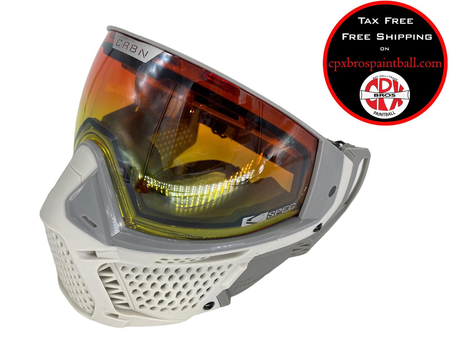 Used CRBN Carbon Paintball Zero SLD Series Goggle Mask - Less Coverage Paintball Gun from CPXBrosPaintball Buy/Sell/Trade Paintball Markers, Paintball Hoppers, Paintball Masks, and Hormesis Headbands