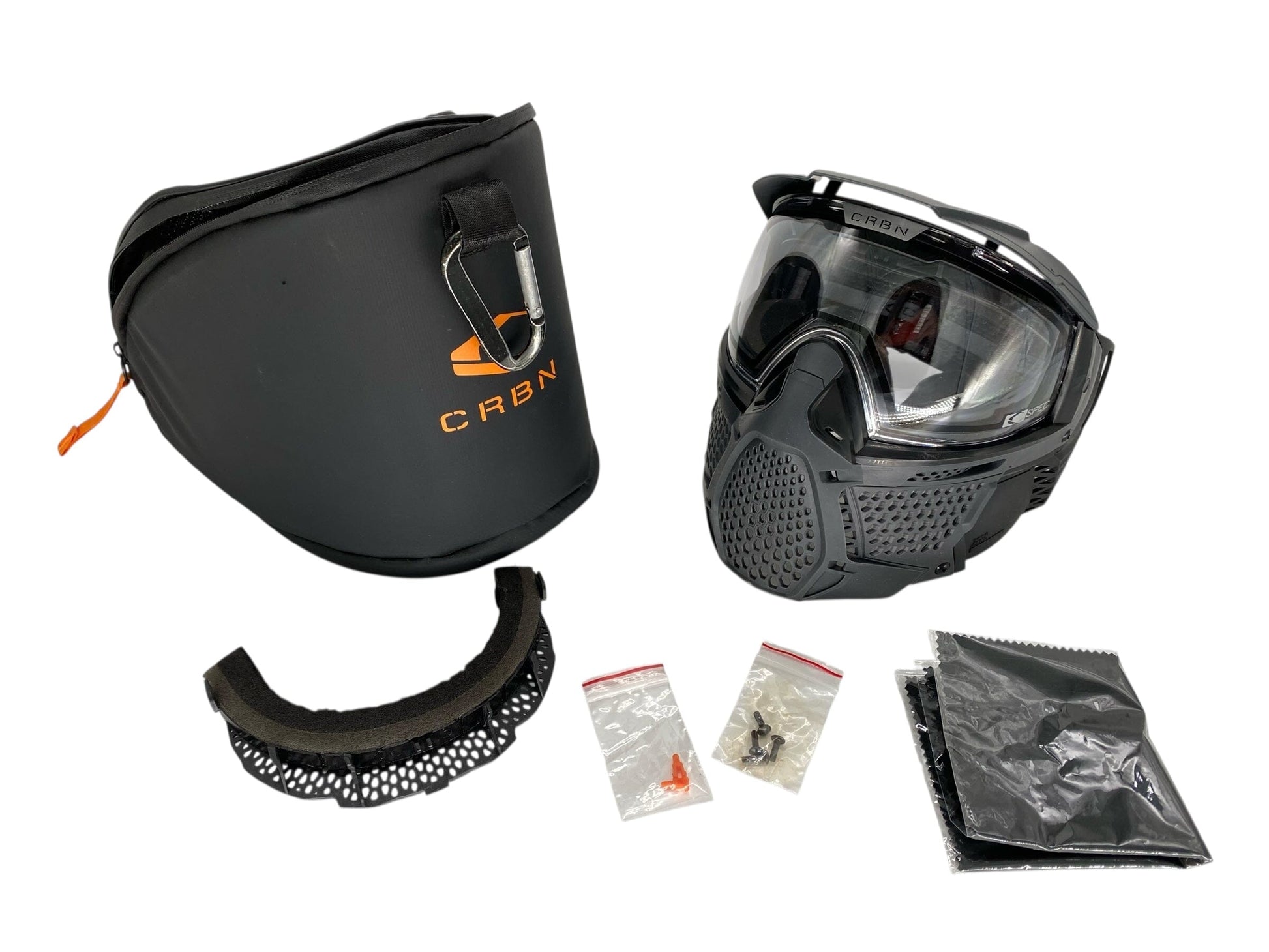 Used CRBN Paintball Mask Black Paintball Gun from CPXBrosPaintball Buy/Sell/Trade Paintball Markers, New Paintball Guns, Paintball Hoppers, Paintball Masks, and Hormesis Headbands