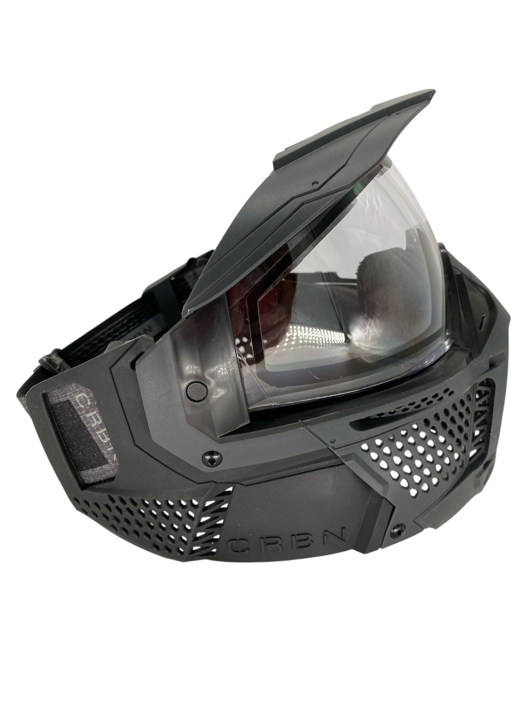 Used CRBN Paintball Mask Black Paintball Gun from CPXBrosPaintball Buy/Sell/Trade Paintball Markers, New Paintball Guns, Paintball Hoppers, Paintball Masks, and Hormesis Headbands