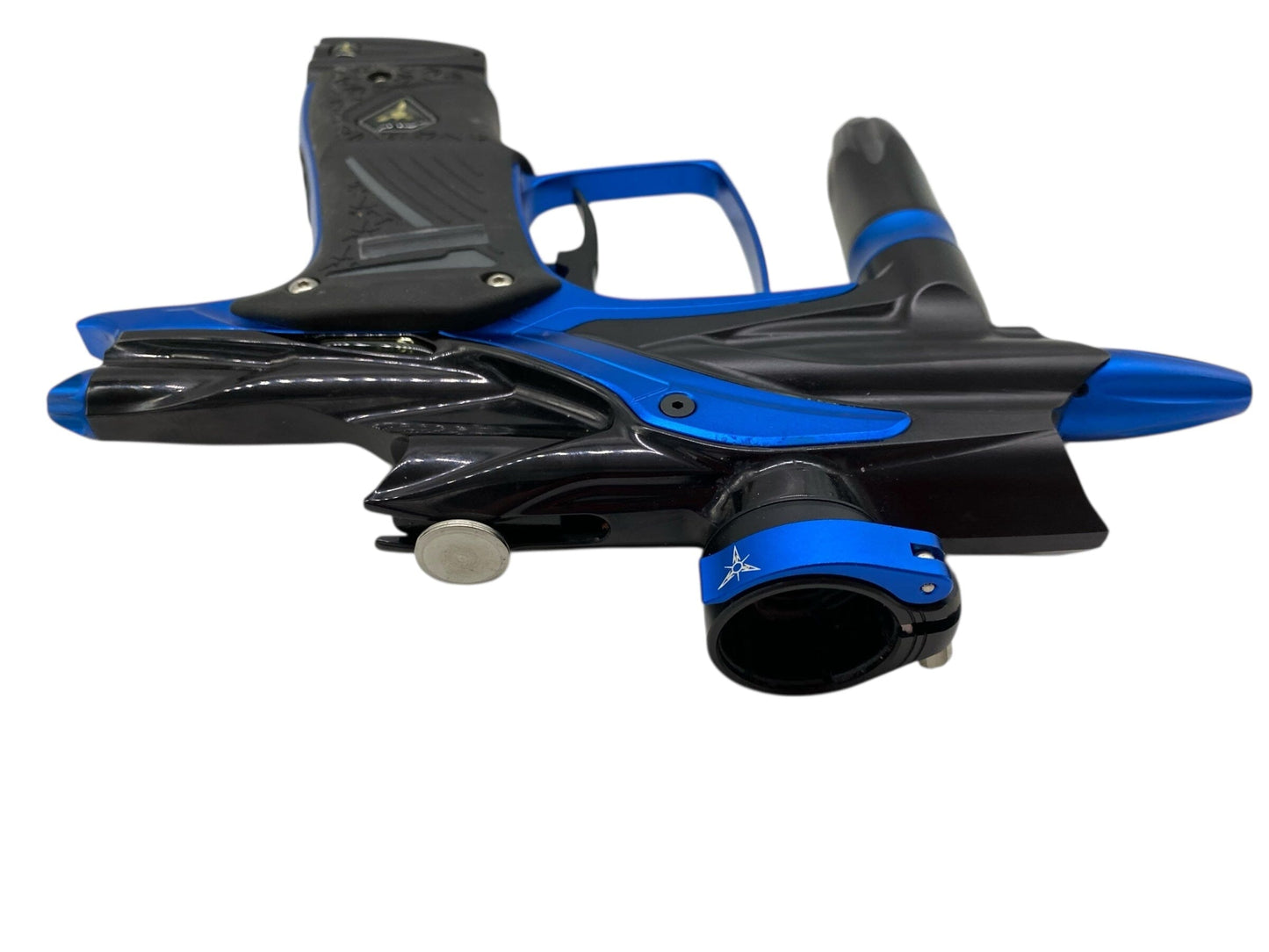 Used Dangerous Power Elite Fusion Paintball Gun Black/Blue Paintball Gun from CPXBrosPaintball Buy/Sell/Trade Paintball Markers, New Paintball Guns, Paintball Hoppers, Paintball Masks, and Hormesis Headbands