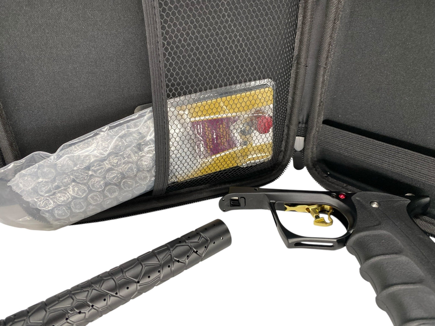 Used Dlx Adrenaline Luxe Idol Paintball Gun Black/Gold With Mech Black/Gold Paintball Gun from CPXBrosPaintball Buy/Sell/Trade Paintball Markers, New Paintball Guns, Paintball Hoppers, Paintball Masks, and Hormesis Headbands