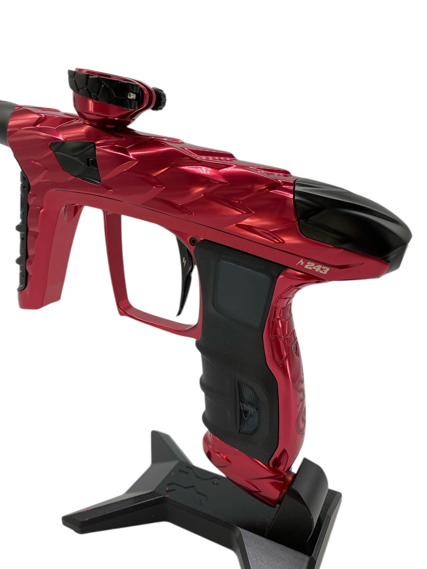 Used Dlx Adrenaline Luxe Idol Paintball Gun Red/Silver With Mech Red/Black Paintball Gun from CPXBrosPaintball Buy/Sell/Trade Paintball Markers, New Paintball Guns, Paintball Hoppers, Paintball Masks, and Hormesis Headbands