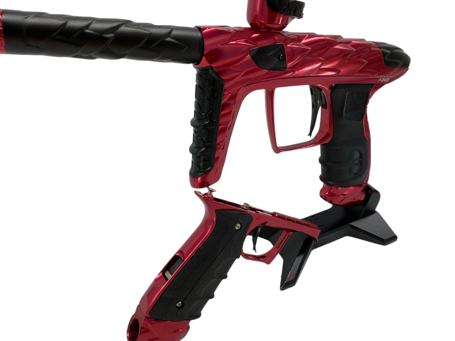 Used Dlx Adrenaline Luxe Idol Paintball Gun Red/Silver With Mech Red/Black Paintball Gun from CPXBrosPaintball Buy/Sell/Trade Paintball Markers, New Paintball Guns, Paintball Hoppers, Paintball Masks, and Hormesis Headbands