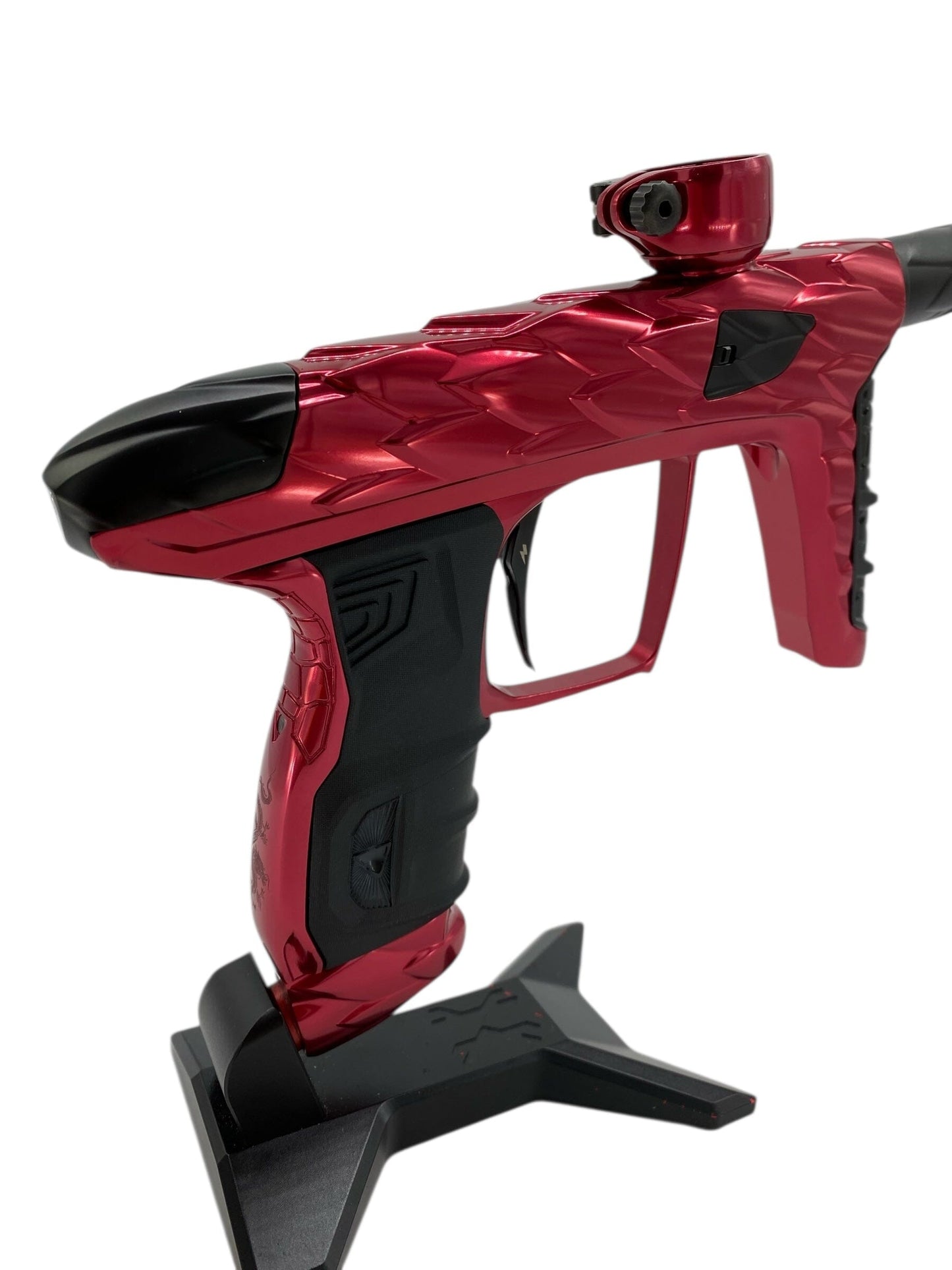Used Dlx Adrenaline Luxe Idol Paintball Gun Red/Silver With Mech Red/Black Paintball Gun from CPXBrosPaintball Buy/Sell/Trade Paintball Markers, New Paintball Guns, Paintball Hoppers, Paintball Masks, and Hormesis Headbands