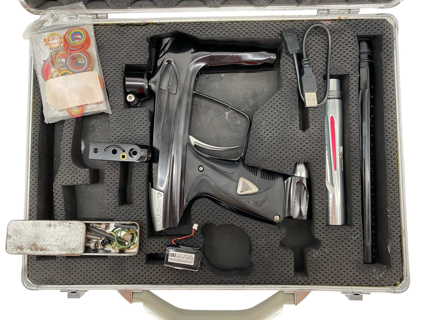Used Dlx Luxe 2.0 Paintball Gun Black/Silver Paintball Gun from CPXBrosPaintball Buy/Sell/Trade Paintball Markers, New Paintball Guns, Paintball Hoppers, Paintball Masks, and Hormesis Headbands