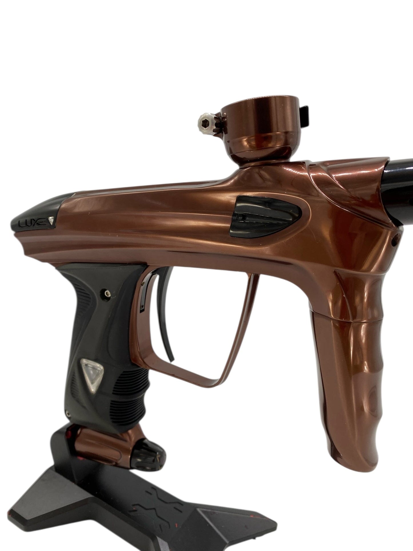 Used Dlx Luxe 2.0 Paintball Gun Brown/Black Paintball Gun from CPXBrosPaintball Buy/Sell/Trade Paintball Markers, New Paintball Guns, Paintball Hoppers, Paintball Masks, and Hormesis Headbands