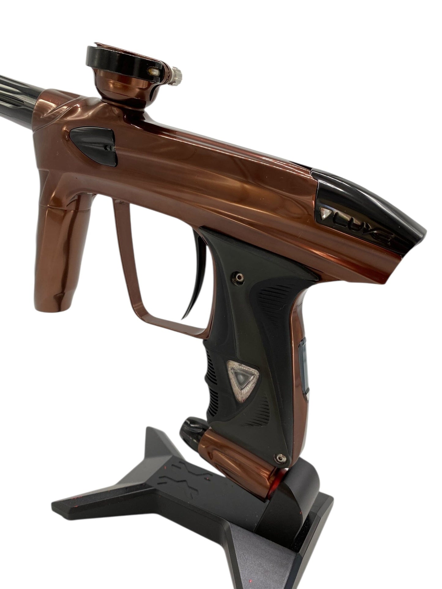 Used Dlx Luxe 2.0 Paintball Gun Brown/Black Paintball Gun from CPXBrosPaintball Buy/Sell/Trade Paintball Markers, New Paintball Guns, Paintball Hoppers, Paintball Masks, and Hormesis Headbands