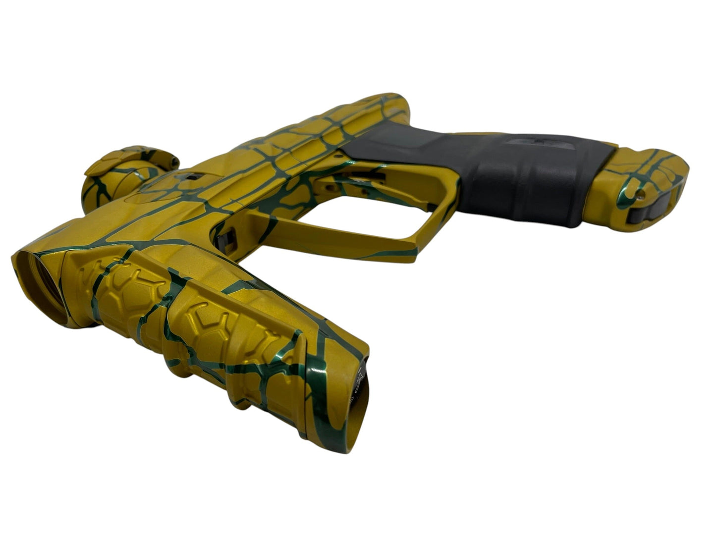 Used DLX Luxe Adrenaline Idol Gold To Black 3D Splash Paintball Gun Paintball Gun from CPXBrosPaintball Buy/Sell/Trade Paintball Markers, New Paintball Guns, Paintball Hoppers, Paintball Masks, and Hormesis Headbands