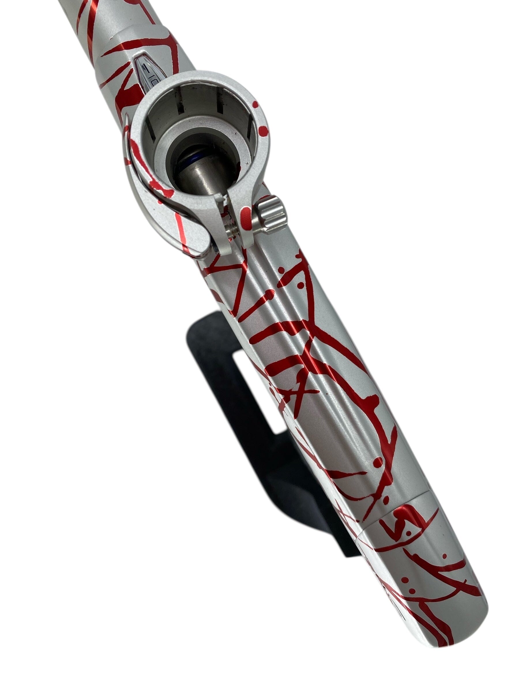 Used Dlx Luxe Ice Paintball Gun (14 of 20) Silver/Res Splash Paintball Gun from CPXBrosPaintball Buy/Sell/Trade Paintball Markers, New Paintball Guns, Paintball Hoppers, Paintball Masks, and Hormesis Headbands