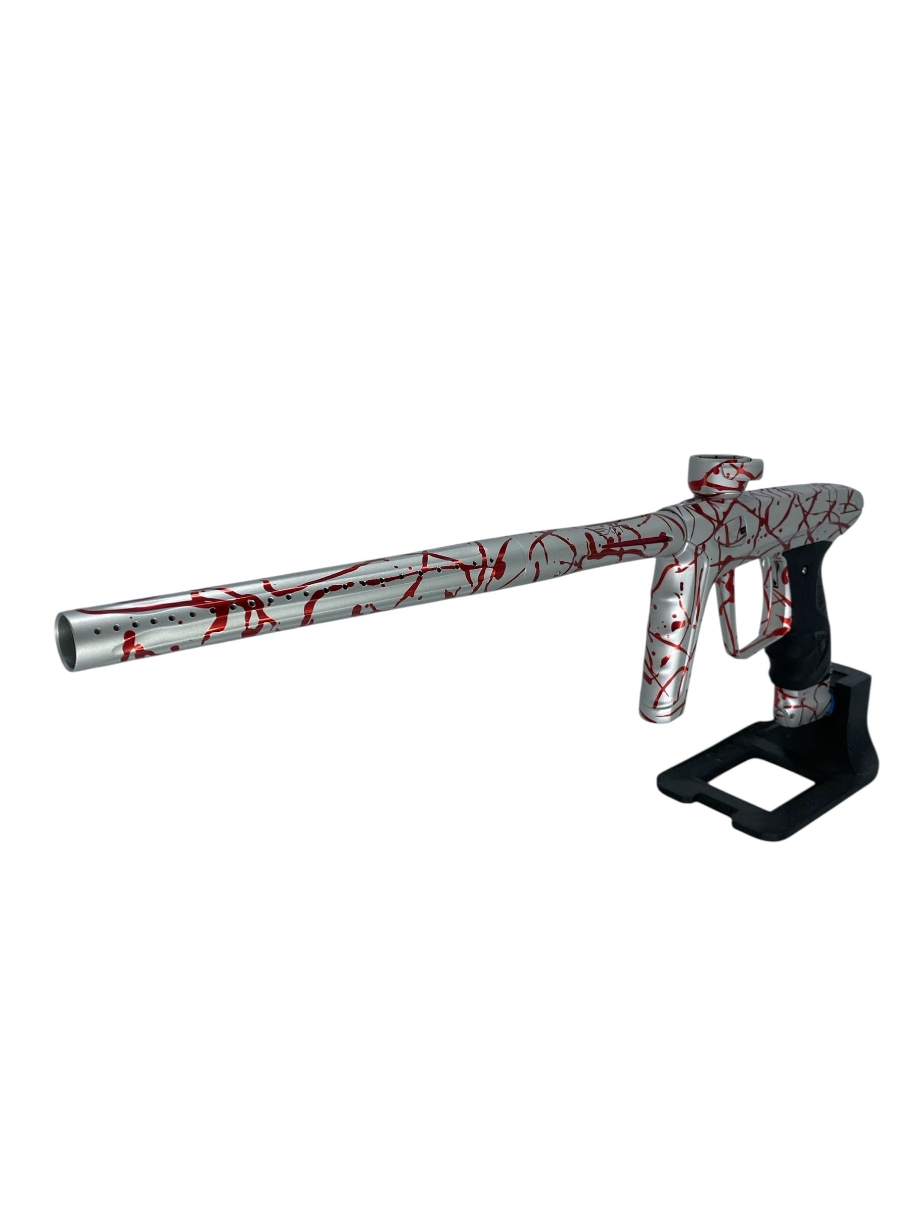 Used Dlx Luxe Ice Paintball Gun (14 of 20) Silver/Res Splash Paintball Gun from CPXBrosPaintball Buy/Sell/Trade Paintball Markers, New Paintball Guns, Paintball Hoppers, Paintball Masks, and Hormesis Headbands