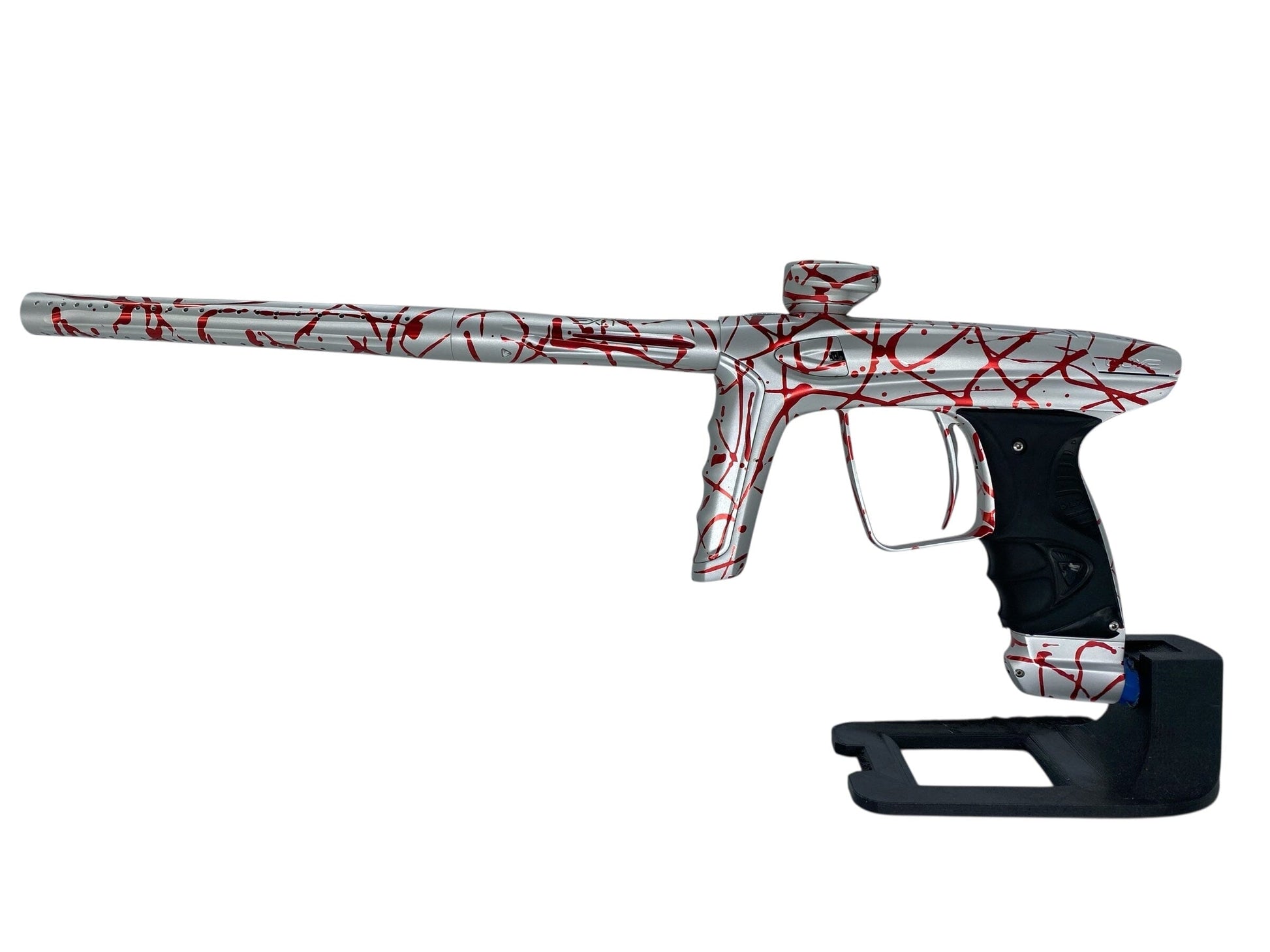 Used Dlx Luxe Ice Paintball Gun (14 of 20) Silver/Res Splash Paintball Gun from CPXBrosPaintball Buy/Sell/Trade Paintball Markers, New Paintball Guns, Paintball Hoppers, Paintball Masks, and Hormesis Headbands