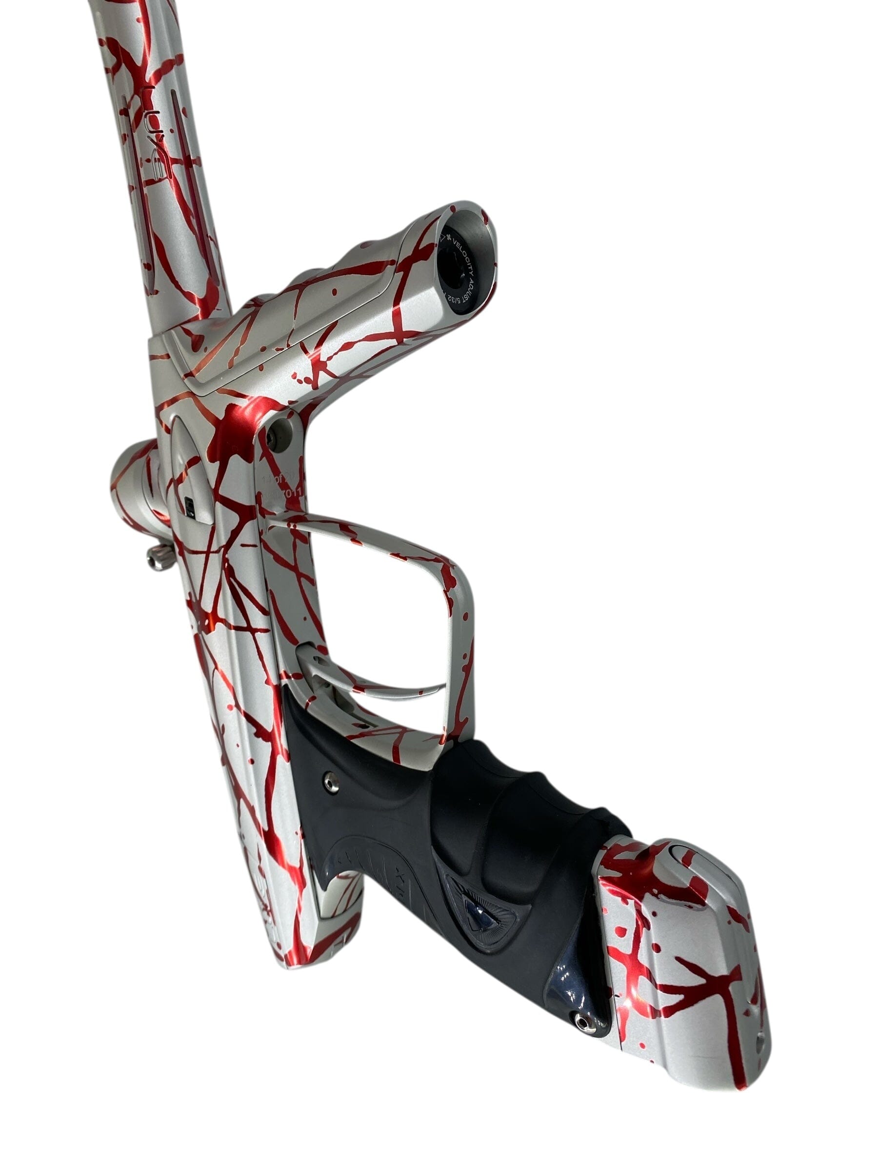 Used Dlx Luxe Ice Paintball Gun (14 of 20) Silver/Res Splash Paintball Gun from CPXBrosPaintball Buy/Sell/Trade Paintball Markers, New Paintball Guns, Paintball Hoppers, Paintball Masks, and Hormesis Headbands