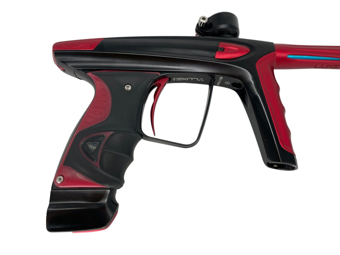 Used Dlx Luxe Ice Paintball Gun Black/Red Paintball Gun from CPXBrosPaintball Buy/Sell/Trade Paintball Markers, New Paintball Guns, Paintball Hoppers, Paintball Masks, and Hormesis Headbands