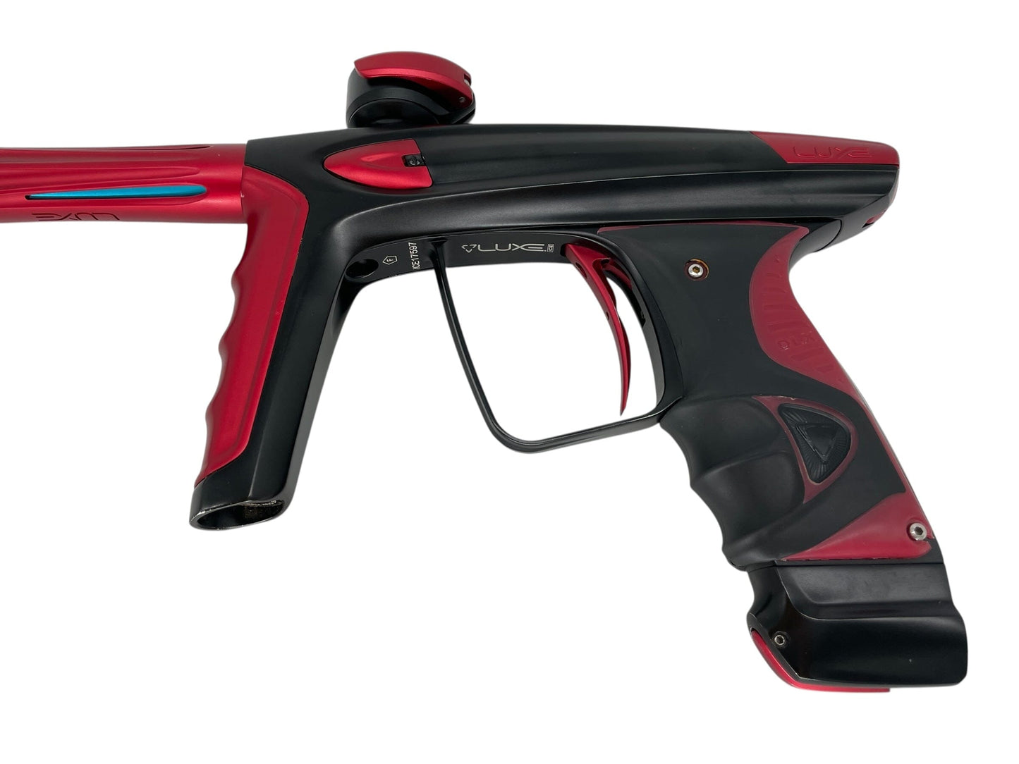 Used Dlx Luxe Ice Paintball Gun Black/Red Paintball Gun from CPXBrosPaintball Buy/Sell/Trade Paintball Markers, New Paintball Guns, Paintball Hoppers, Paintball Masks, and Hormesis Headbands