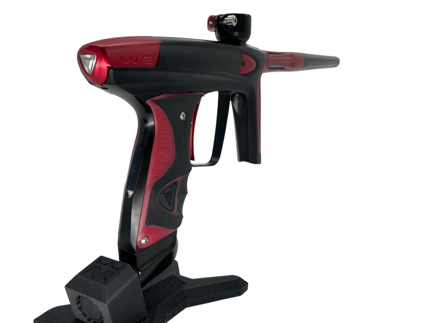 Used Dlx Luxe Ice Paintball Gun Black/Red Paintball Gun from CPXBrosPaintball Buy/Sell/Trade Paintball Markers, New Paintball Guns, Paintball Hoppers, Paintball Masks, and Hormesis Headbands