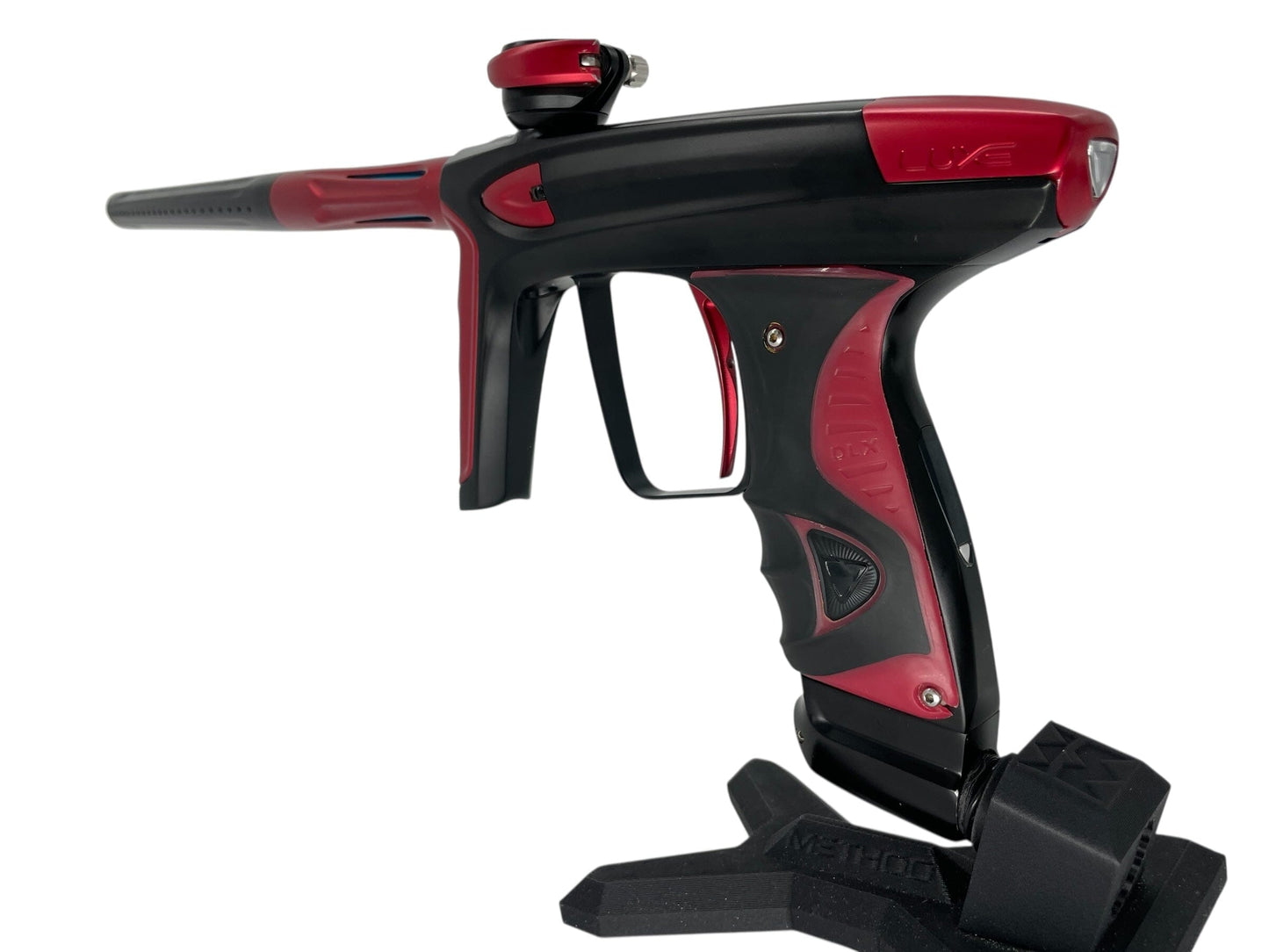Used Dlx Luxe Ice Paintball Gun Black/Red Paintball Gun from CPXBrosPaintball Buy/Sell/Trade Paintball Markers, New Paintball Guns, Paintball Hoppers, Paintball Masks, and Hormesis Headbands