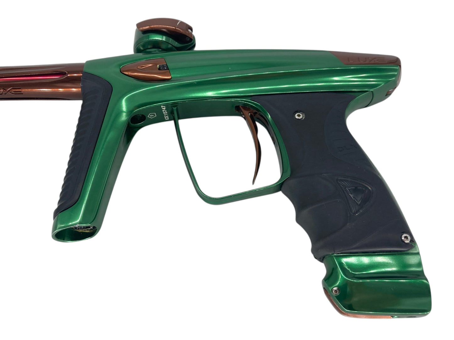 Used Dlx Luxe Ice Paintball Gun Green/Brown Paintball Gun from CPXBrosPaintball Buy/Sell/Trade Paintball Markers, New Paintball Guns, Paintball Hoppers, Paintball Masks, and Hormesis Headbands