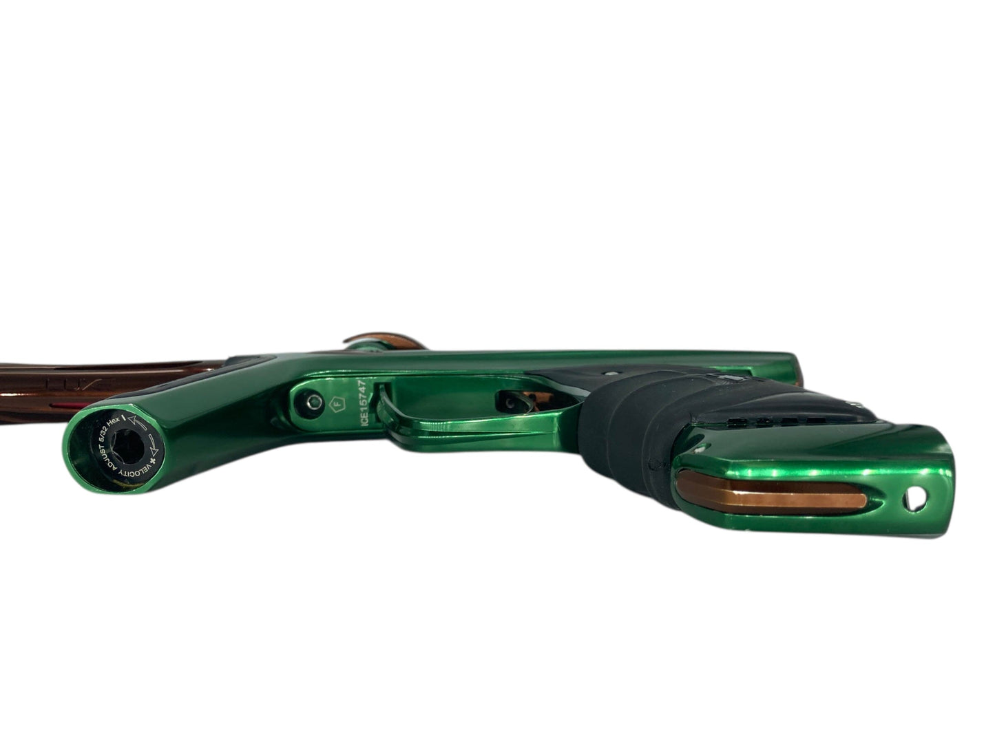 Used Dlx Luxe Ice Paintball Gun Green/Brown Paintball Gun from CPXBrosPaintball Buy/Sell/Trade Paintball Markers, New Paintball Guns, Paintball Hoppers, Paintball Masks, and Hormesis Headbands