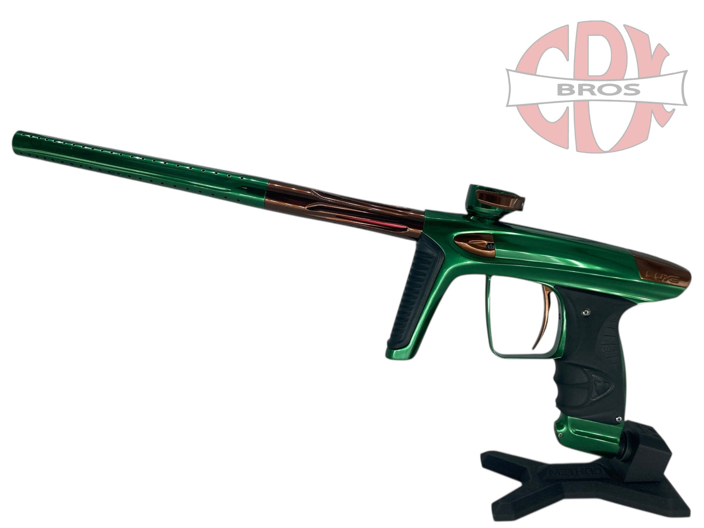 Used Dlx Luxe Ice Paintball Gun Green/Brown Paintball Gun from CPXBrosPaintball Buy/Sell/Trade Paintball Markers, New Paintball Guns, Paintball Hoppers, Paintball Masks, and Hormesis Headbands