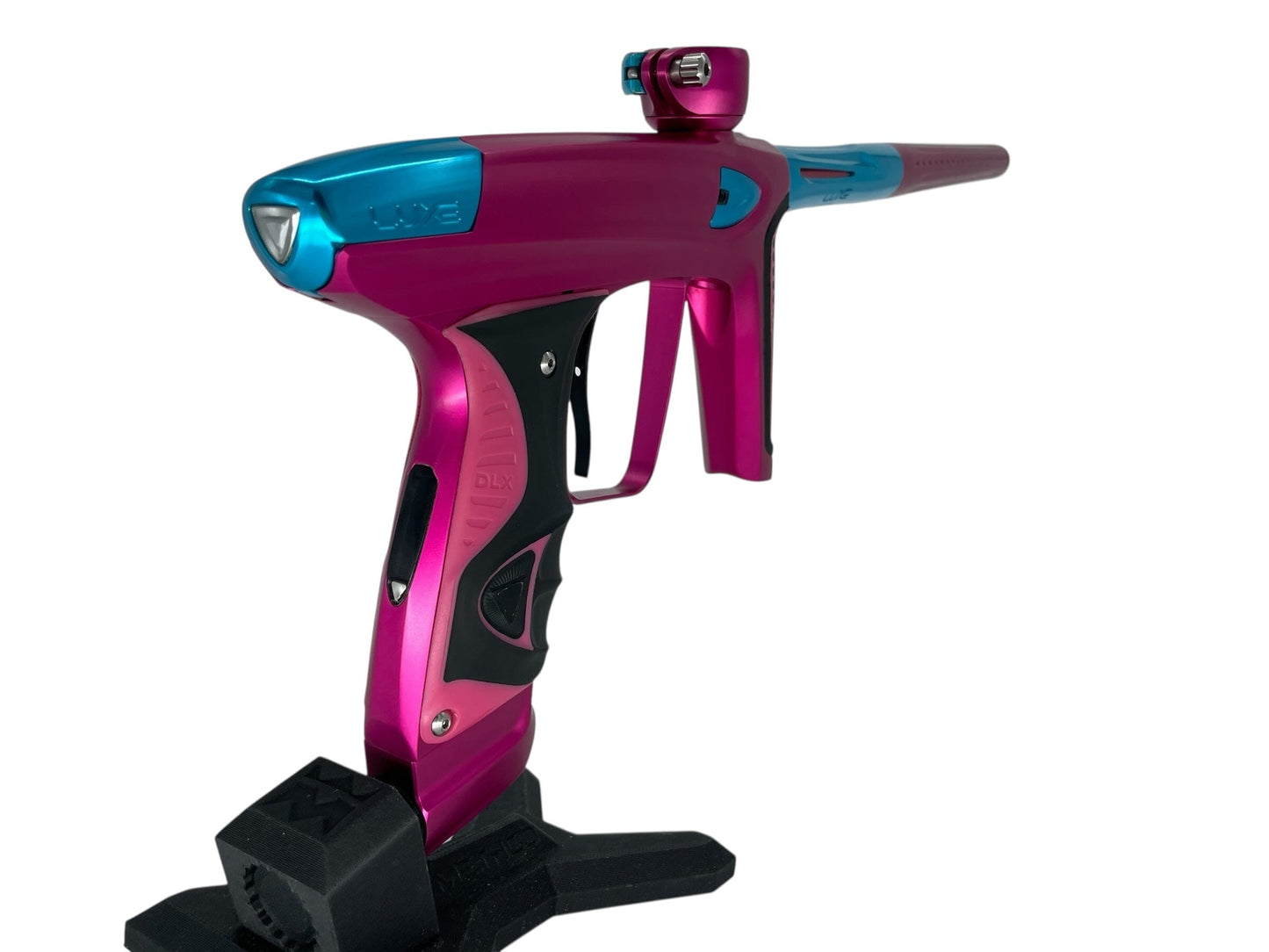 Used Dlx Luxe Ice Paintball Gun Pink/Cyan Paintball Gun from CPXBrosPaintball Buy/Sell/Trade Paintball Markers, New Paintball Guns, Paintball Hoppers, Paintball Masks, and Hormesis Headbands