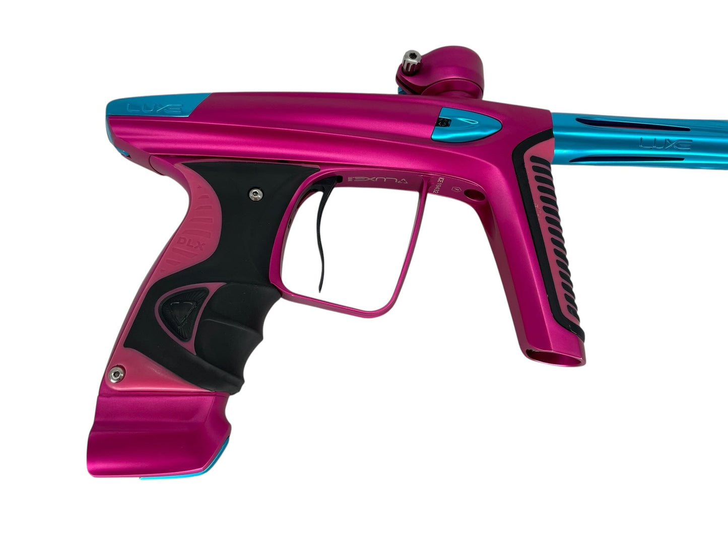Used Dlx Luxe Ice Paintball Gun Pink/Cyan Paintball Gun from CPXBrosPaintball Buy/Sell/Trade Paintball Markers, New Paintball Guns, Paintball Hoppers, Paintball Masks, and Hormesis Headbands