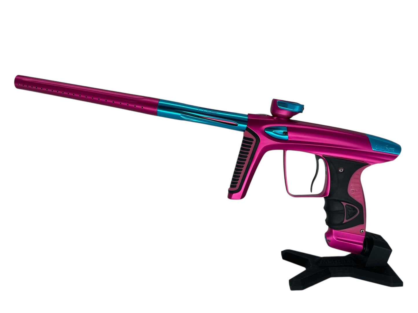 Used Dlx Luxe Ice Paintball Gun Pink/Cyan Paintball Gun from CPXBrosPaintball Buy/Sell/Trade Paintball Markers, New Paintball Guns, Paintball Hoppers, Paintball Masks, and Hormesis Headbands
