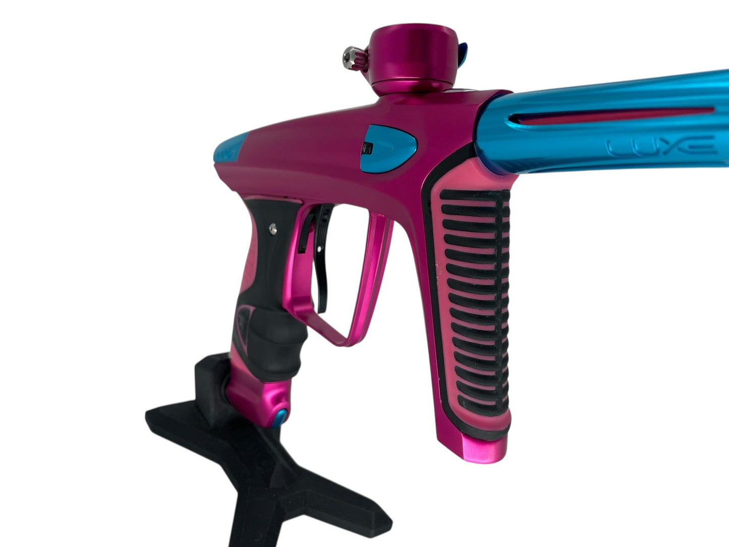 Used Dlx Luxe Ice Paintball Gun Pink/Cyan Paintball Gun from CPXBrosPaintball Buy/Sell/Trade Paintball Markers, New Paintball Guns, Paintball Hoppers, Paintball Masks, and Hormesis Headbands