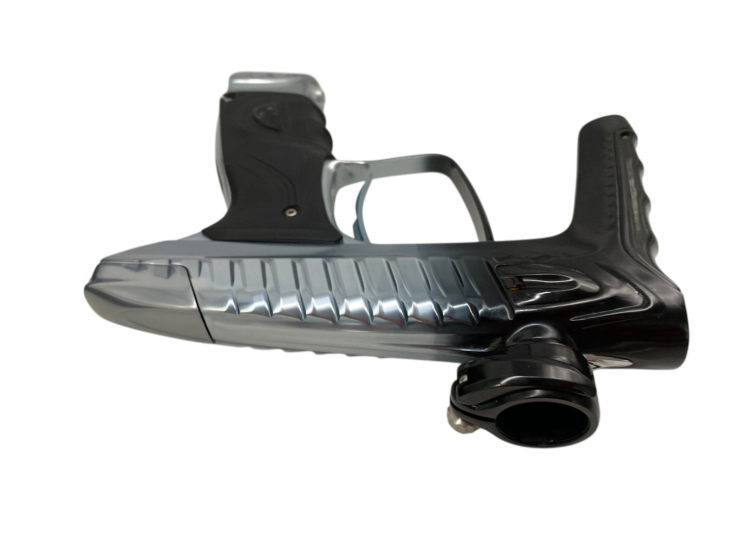 Used Dlx Luxe Project TM40 Grey to Black Fade Paintball Gun Paintball Gun from CPXBrosPaintball Buy/Sell/Trade Paintball Markers, New Paintball Guns, Paintball Hoppers, Paintball Masks, and Hormesis Headbands