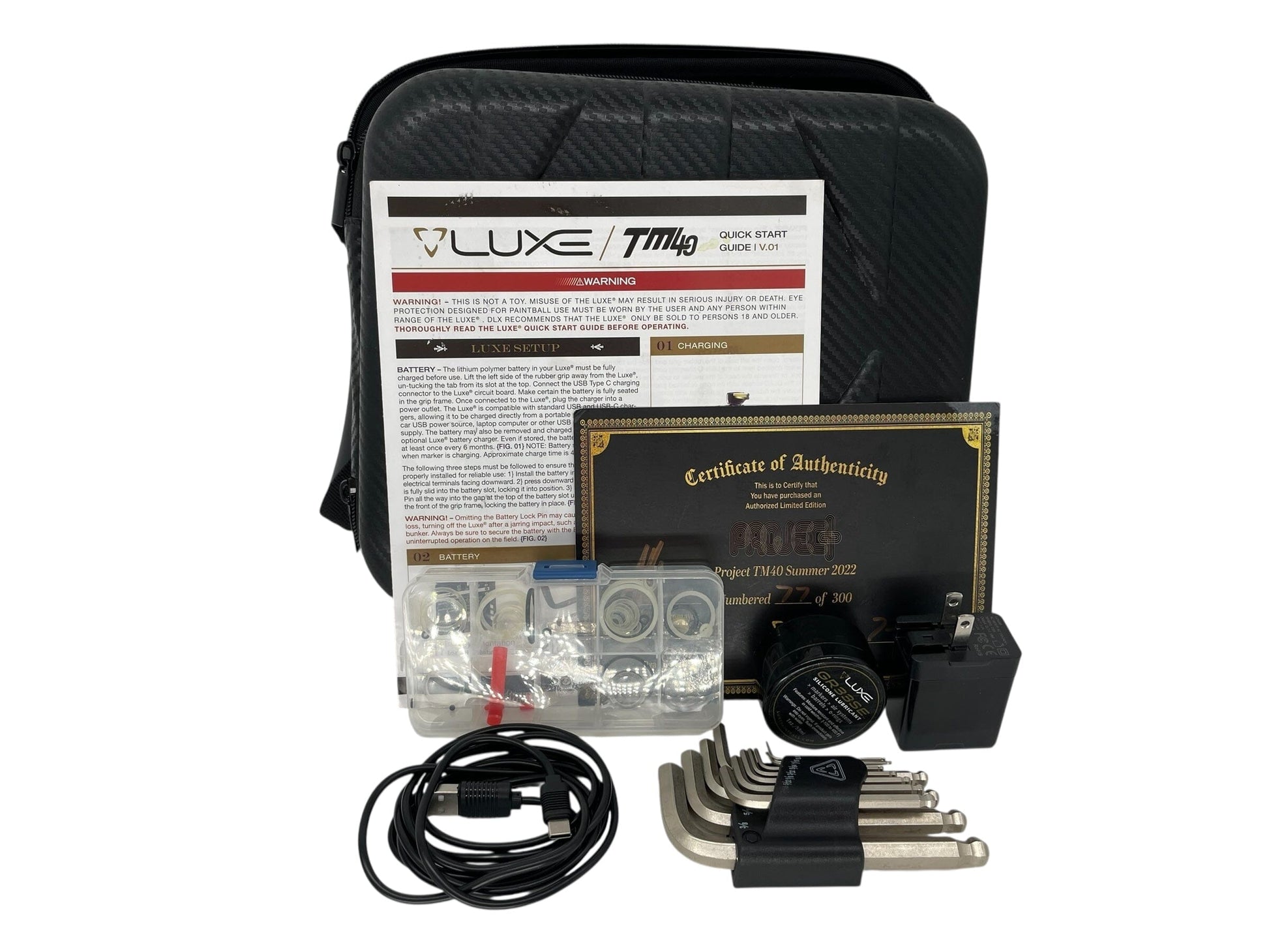 Used Dlx Luxe Project Tm40 Paintball Gun Gold/Black Fade Paintball Gun from CPXBrosPaintball Buy/Sell/Trade Paintball Markers, New Paintball Guns, Paintball Hoppers, Paintball Masks, and Hormesis Headbands