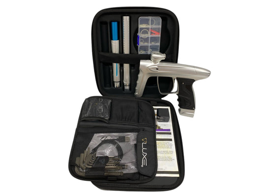 Used Dlx Luxe Tm 40 Paintball Gun Silver Paintball Gun from CPXBrosPaintball Buy/Sell/Trade Paintball Markers, New Paintball Guns, Paintball Hoppers, Paintball Masks, and Hormesis Headbands